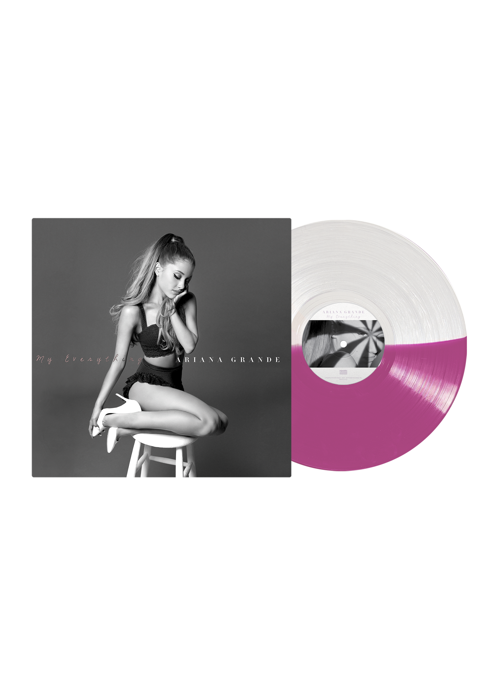 Ariana Grande My Everything LPレコード 新品未開封 my everything lp (half clear/purple) - UMUSIC Shop Canada