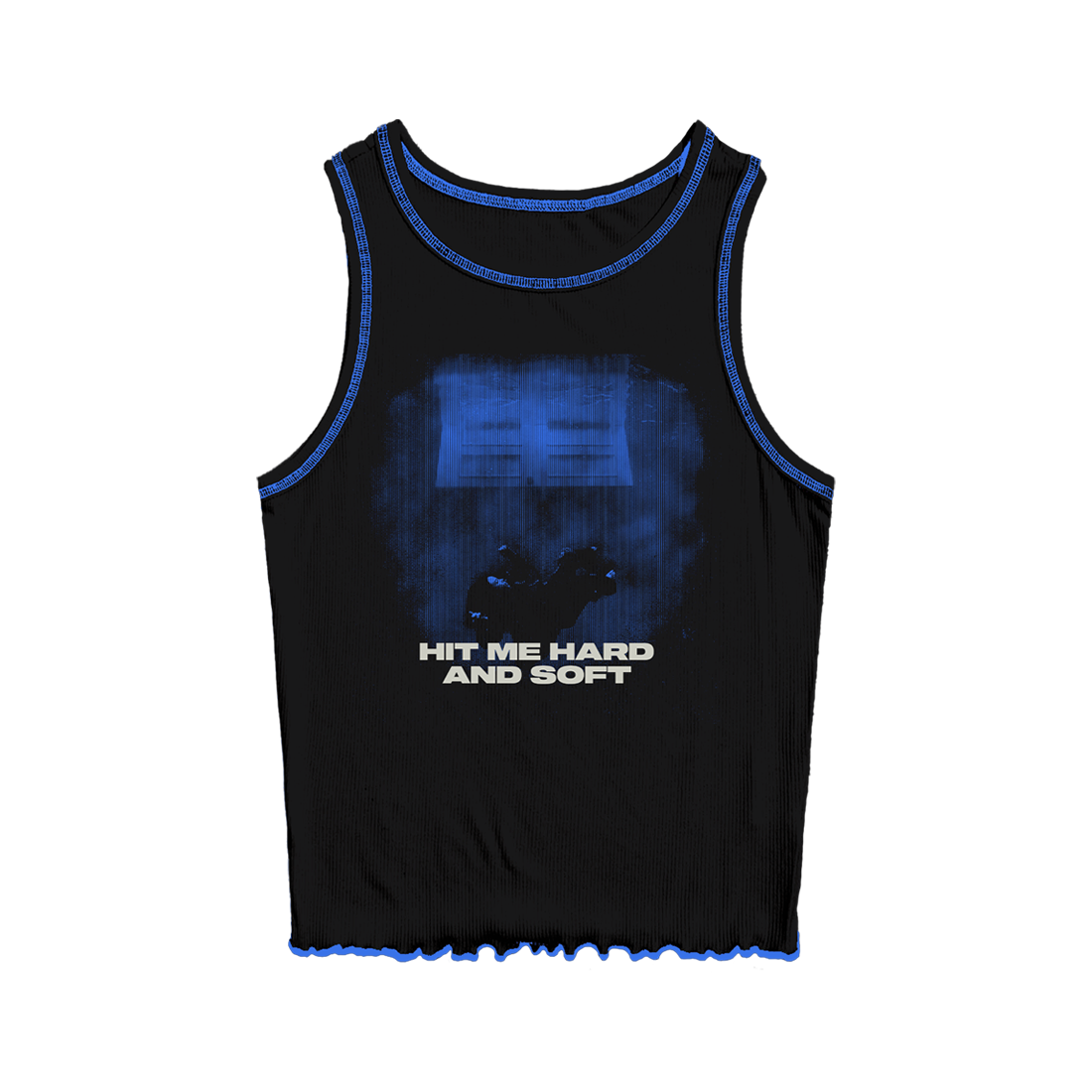 Contrast Stitch Cover Crop Tank - uMusic Shop Canada