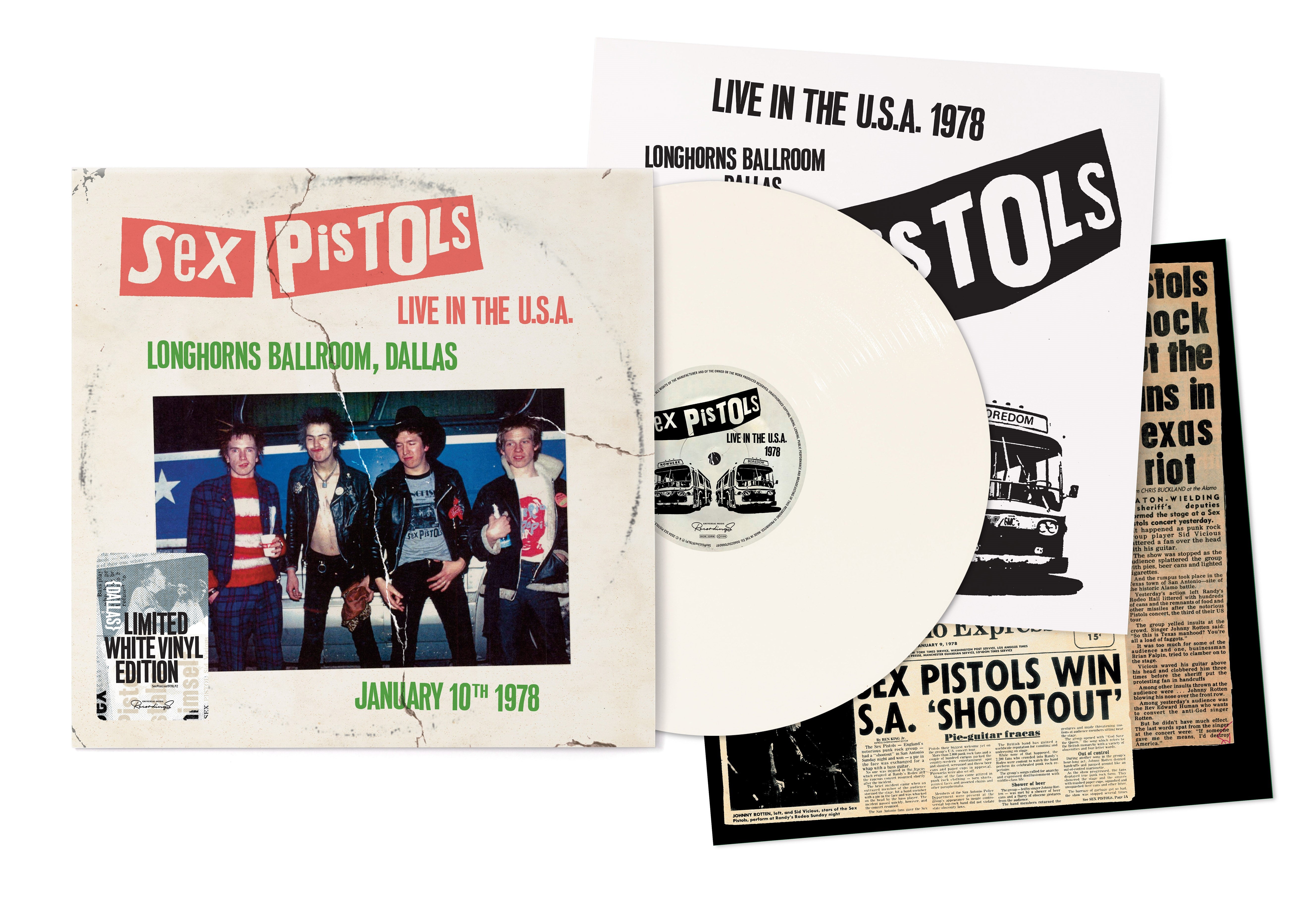 Live In The U.S.A. 1978: Dallas, Longhorns Ballroom, USA (White