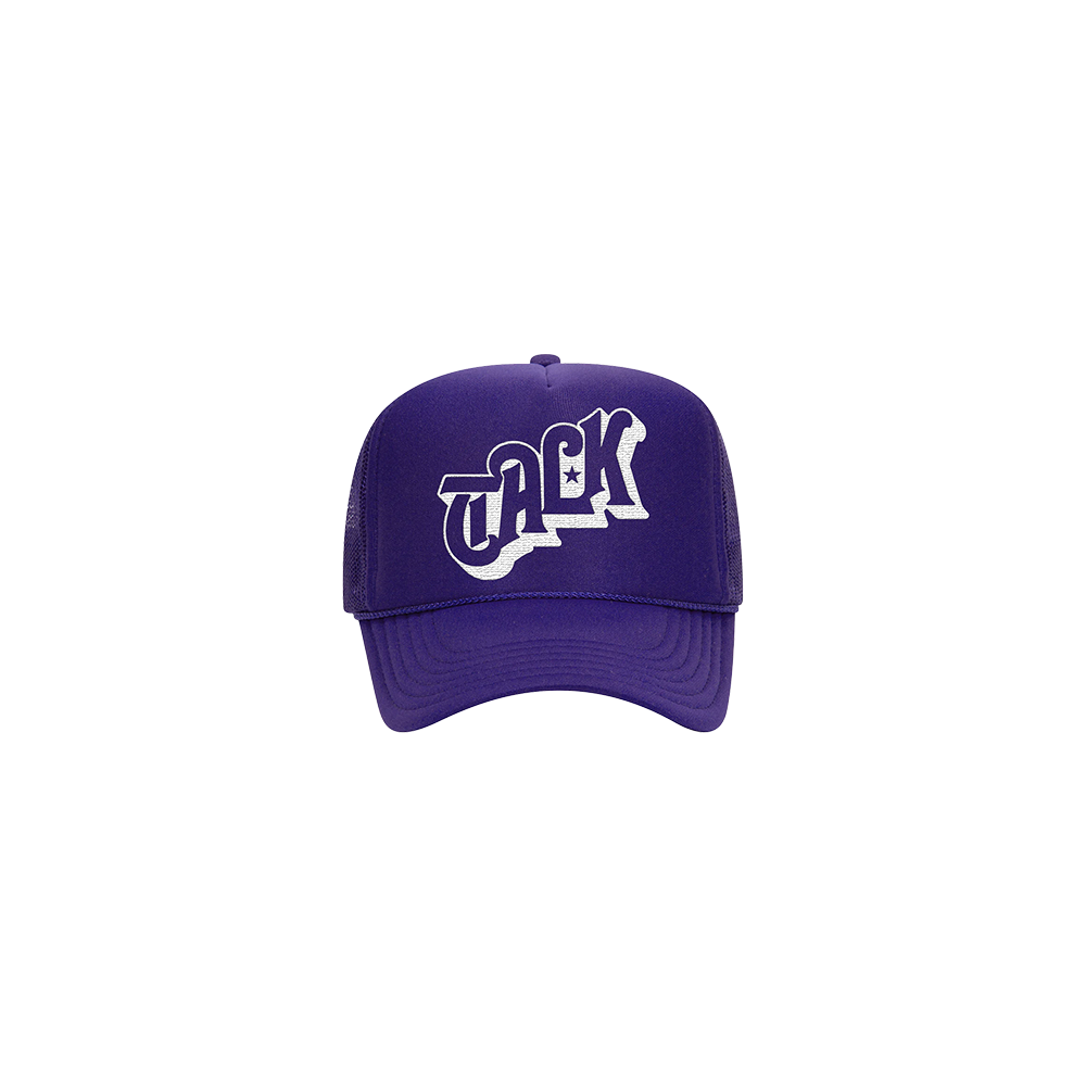 TALK Trucker Hat – Purple