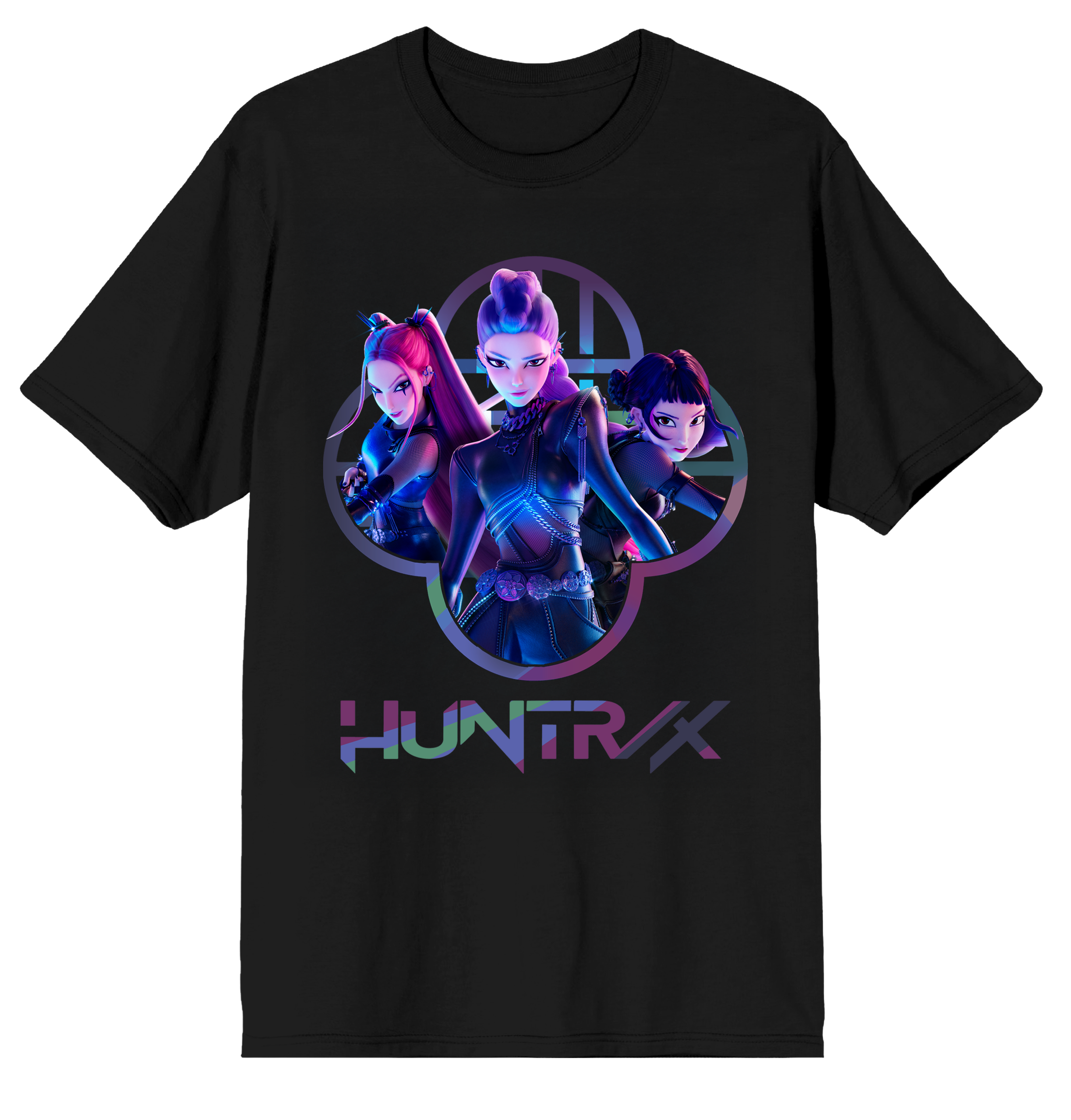 Kpop Demon Hunters: HUNTR/X Capture Colour Adult T-Shirt - uMusic