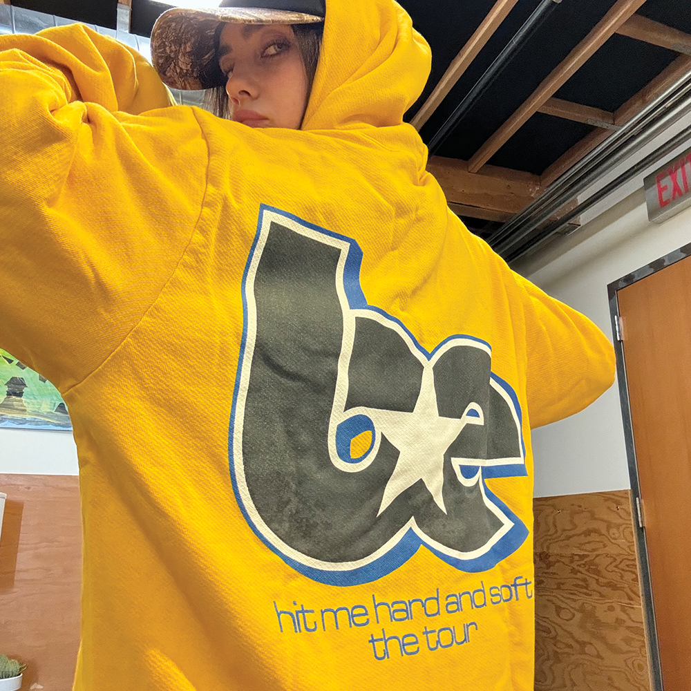 Billie Yellow Tour Zip Hoodie UMUSIC Shop Canada