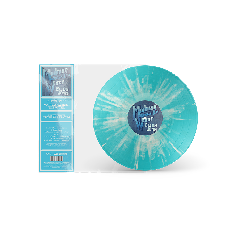 Madman Across The Water (Blue Splatter Vinyl LP) - UMUSIC Shop Canada