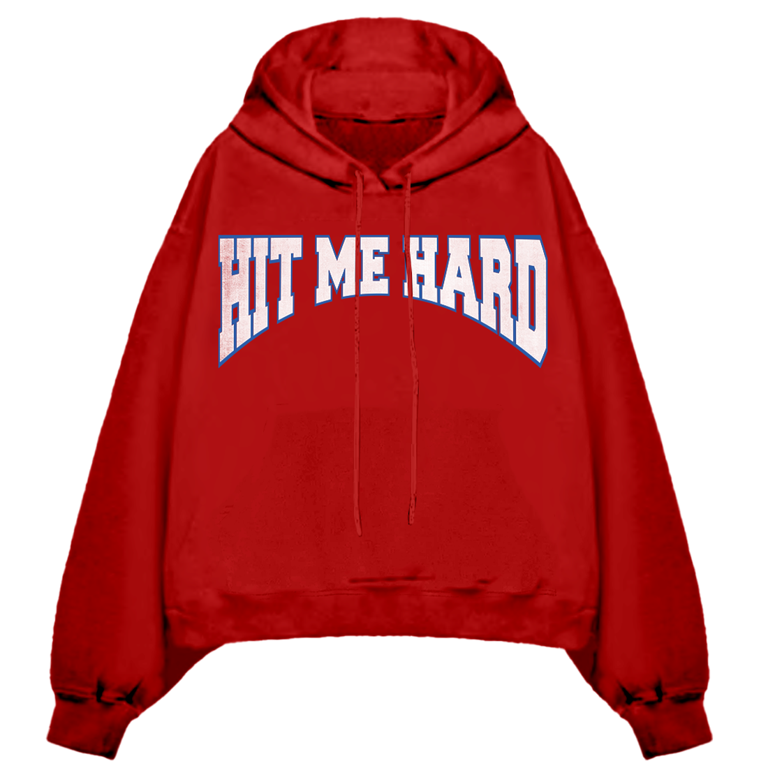 HIT ME HARD AND SOFT RED HOODIE UMUSIC Shop Canada
