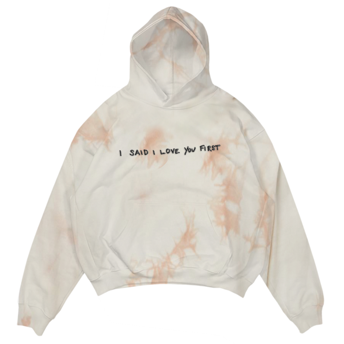 I Said I Love You First Tie-Dye Hoodie UMUSIC Shop Canada