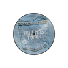 Denim-style pocket with 'LITTLE MISS TWAIN' text on a circular background