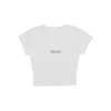Daughter from Hell Text White Baby Tee
