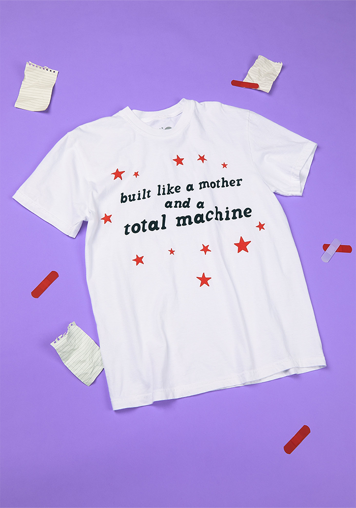 built like a mother and a total machine t-shirt - uMusic Shop Canada