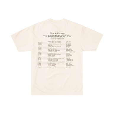 Good Riddance Tour Album Cover Cream T-Shirt