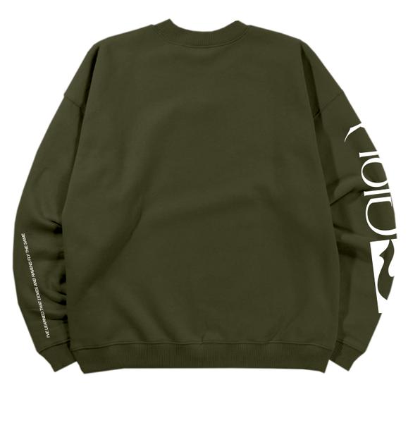 Olive green deals sweatshirt