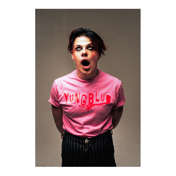 PINK YUNGBLUD LOGO TEE I UMUSIC Shop Canada