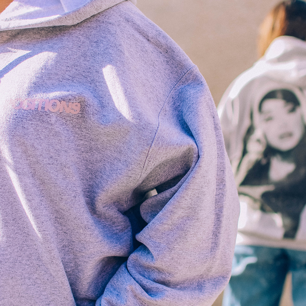 Ariana grande 2025 purple hoodie