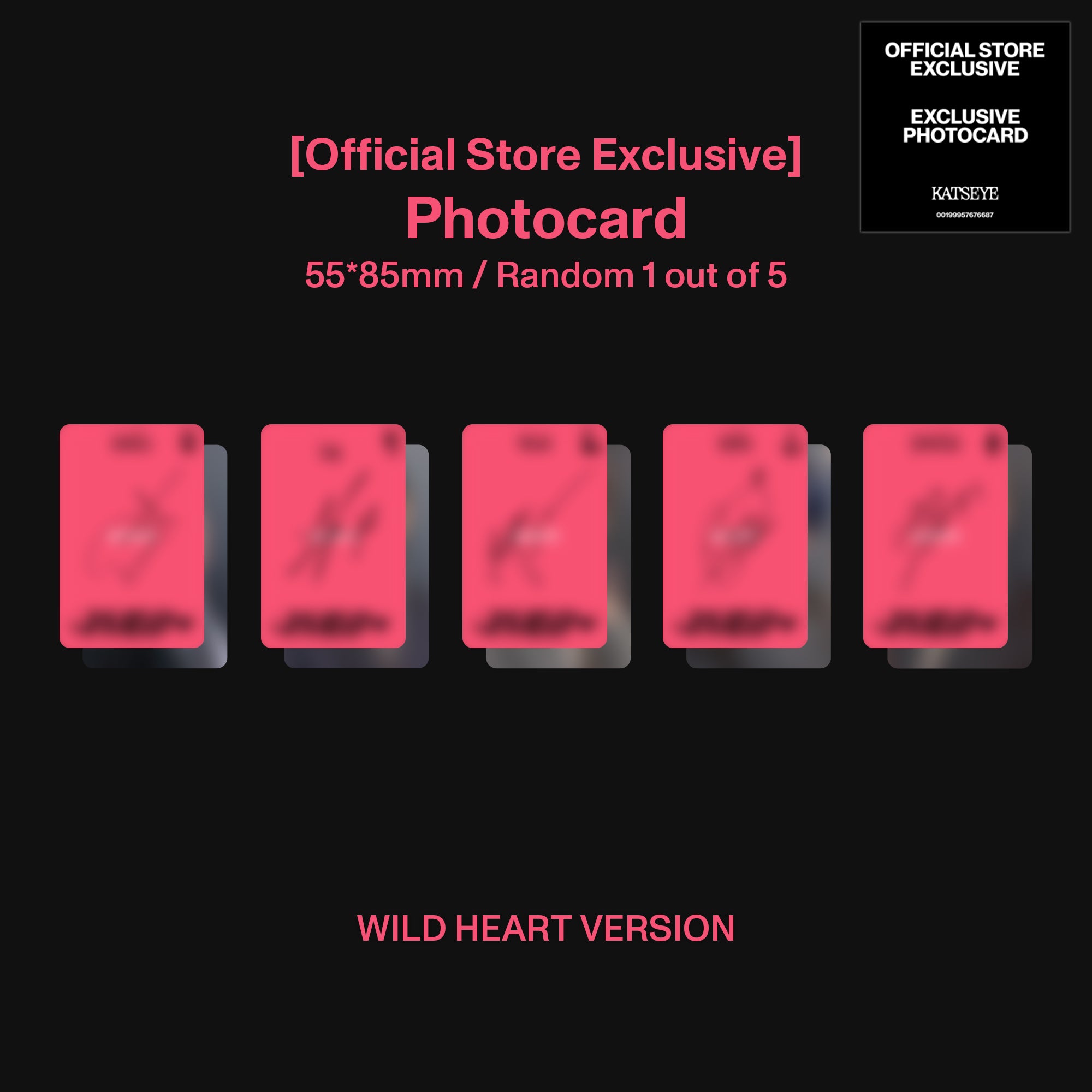 WILD (Wild Heart ver.) - Official Store Exclusive CD