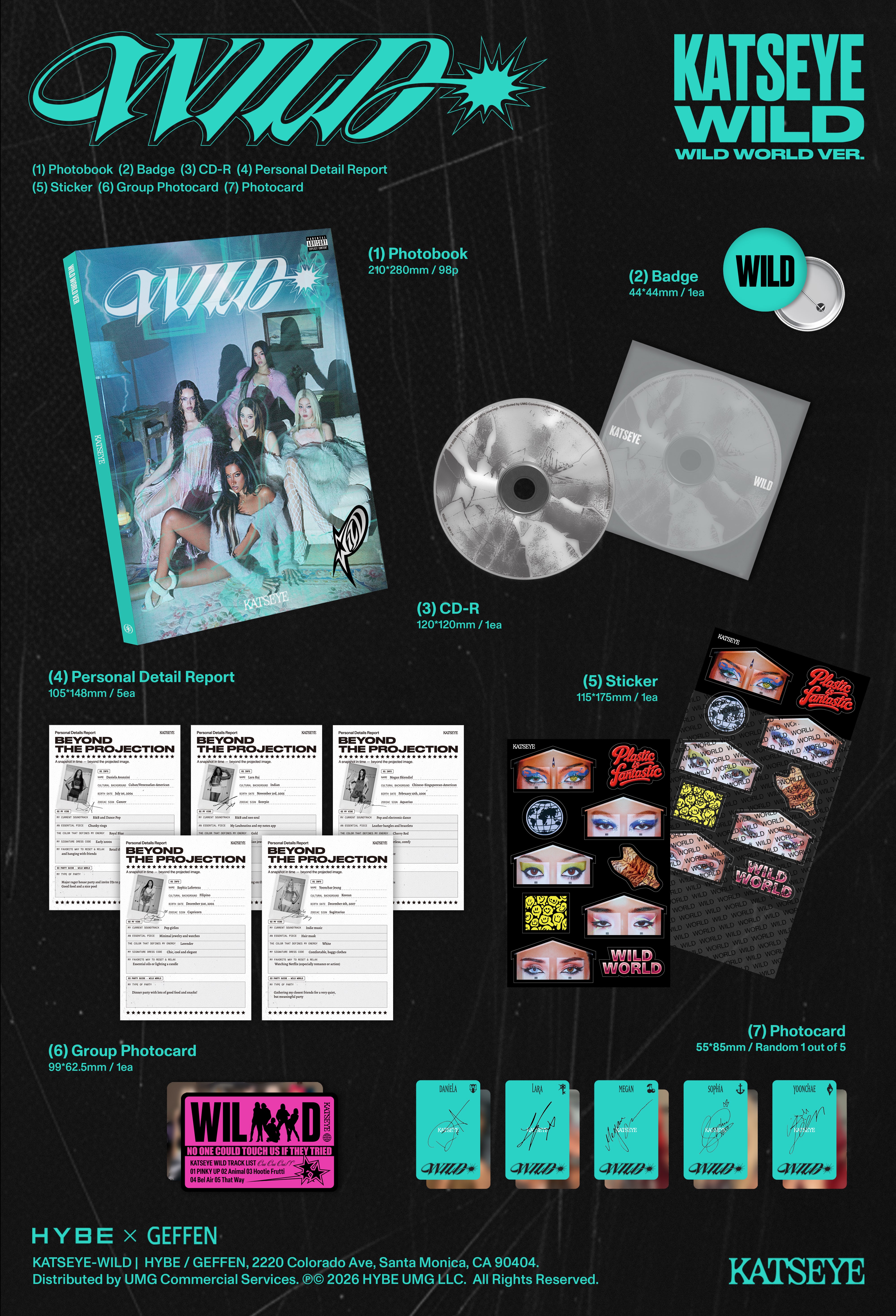 WILD - Wild world ver. - Official Store Exclusive CD