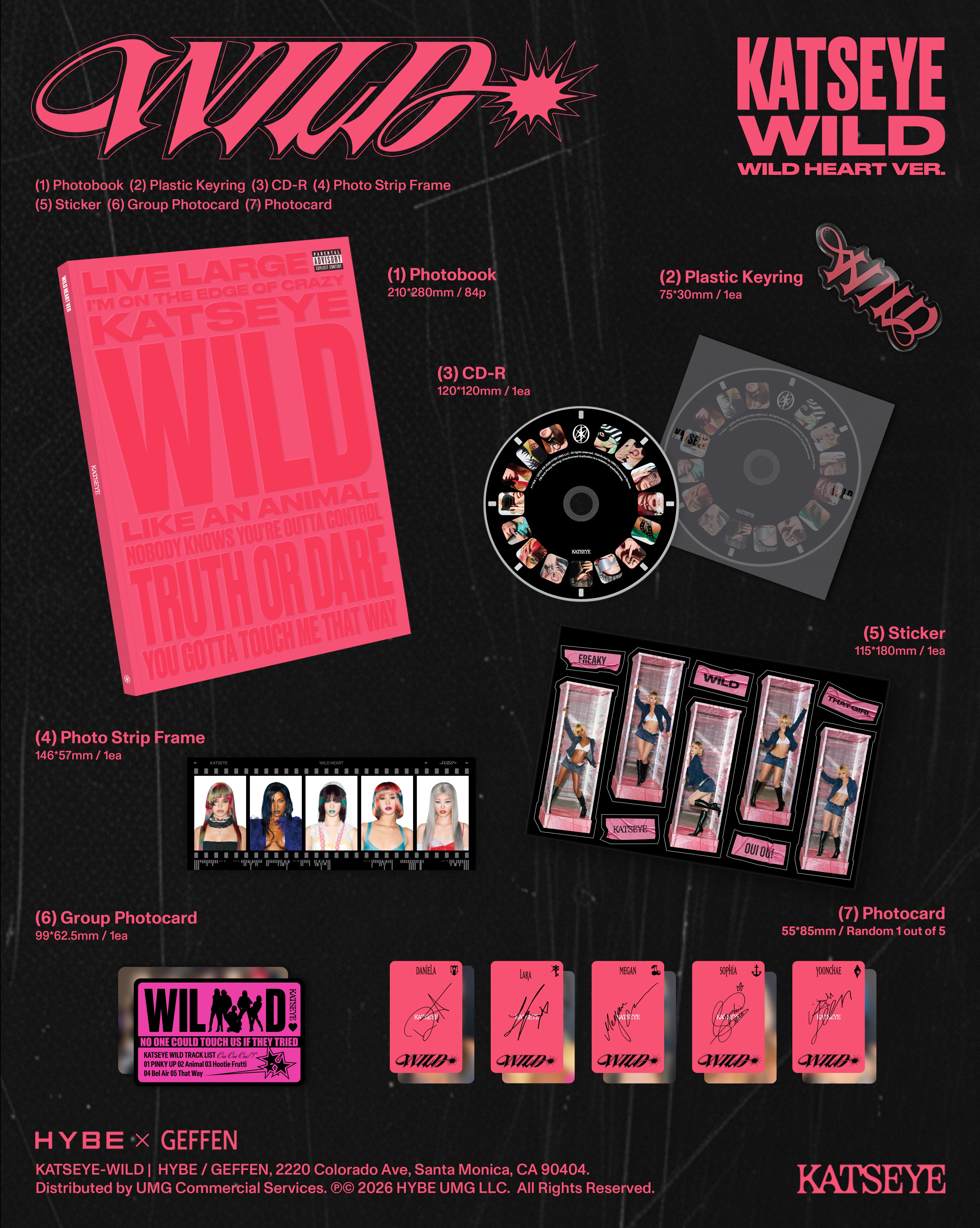 WILD (Wild Heart ver.) - Official Store Exclusive CD