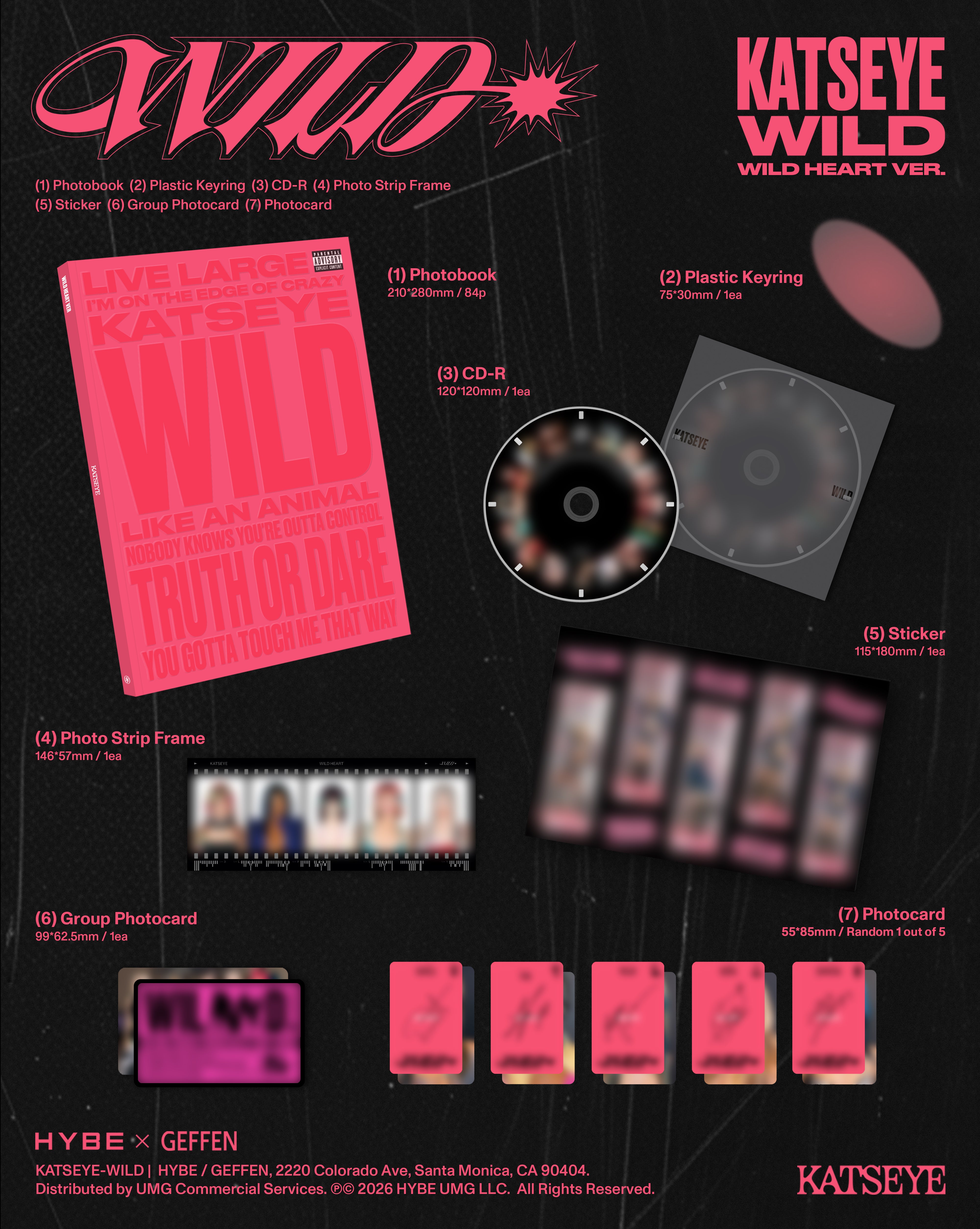 WILD (Wild Heart ver.) - Official Store Exclusive CD