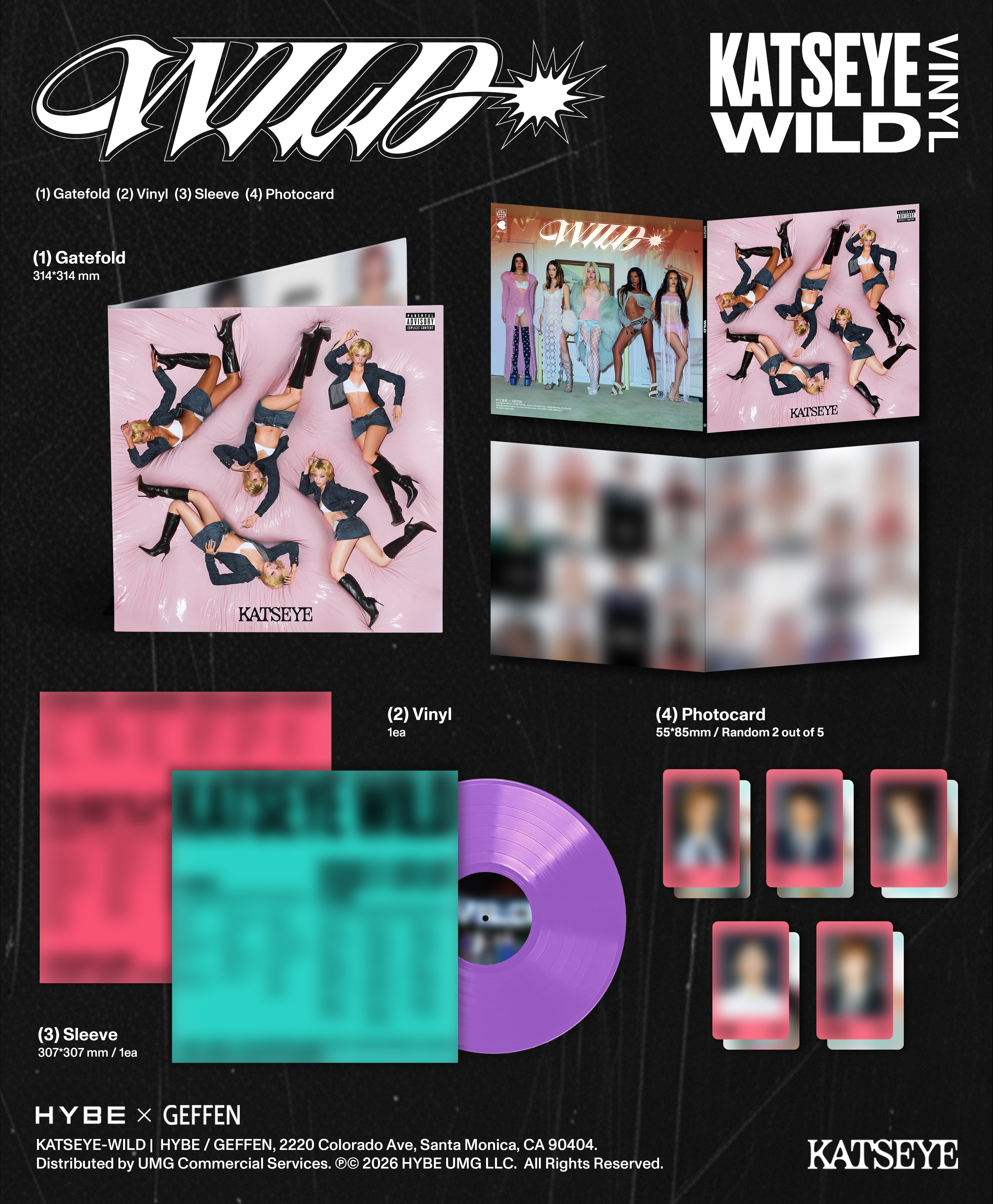 WILD - Official Store Exclusive Vinyl + Signed Artcard