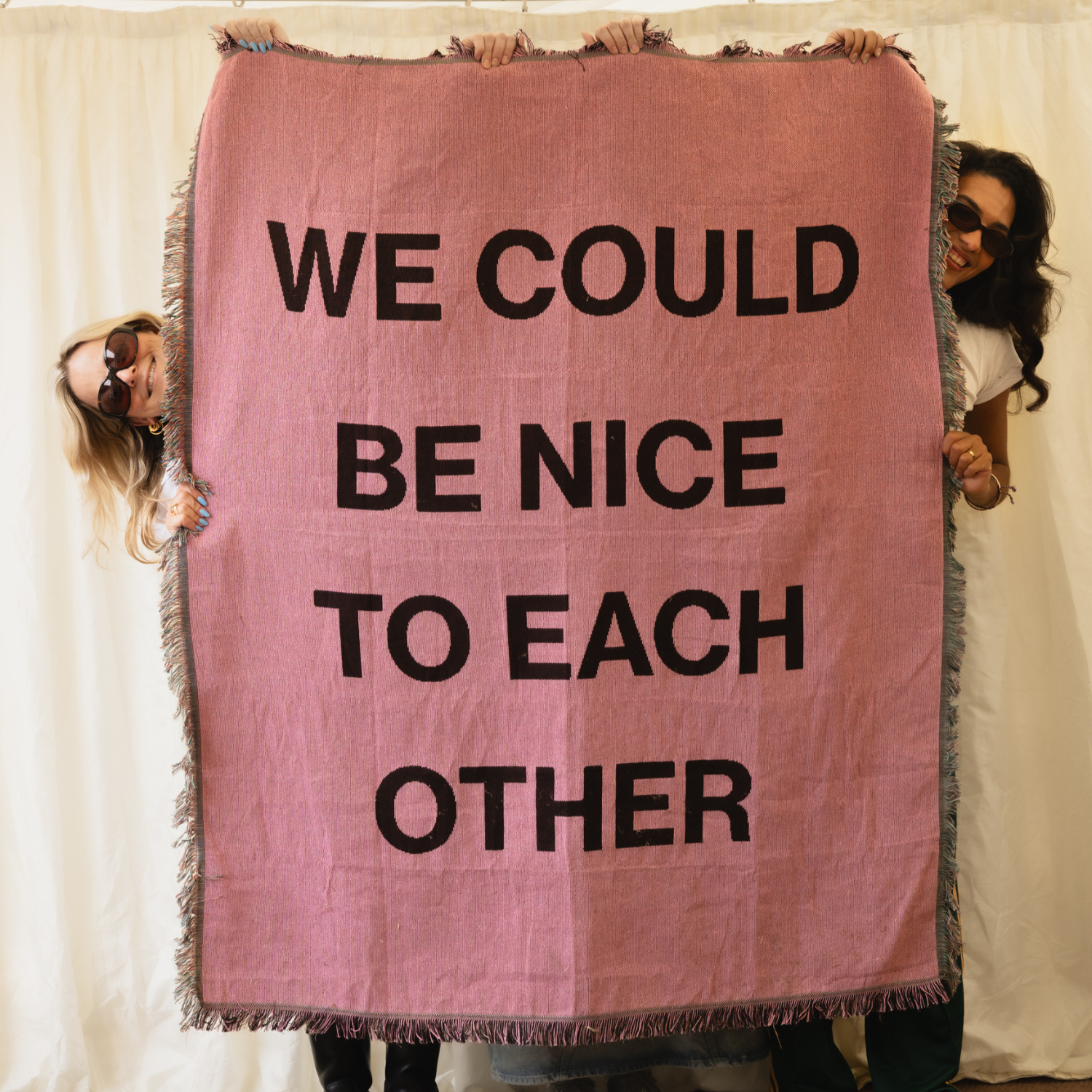 We Could Be Nice To Each Other Blanket