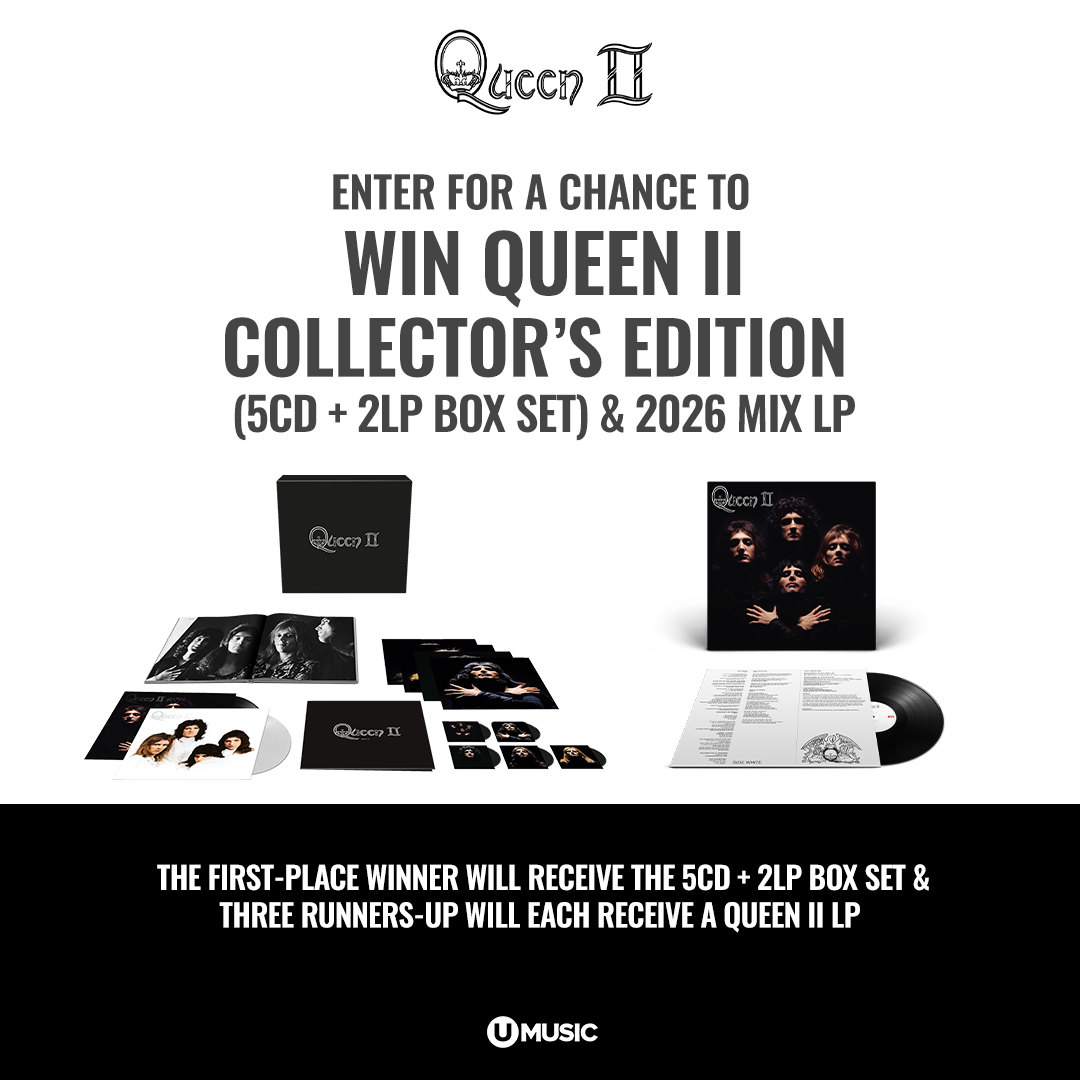 Enter for a chance to win Queen II collector's edition boxset & 2026 mix LP