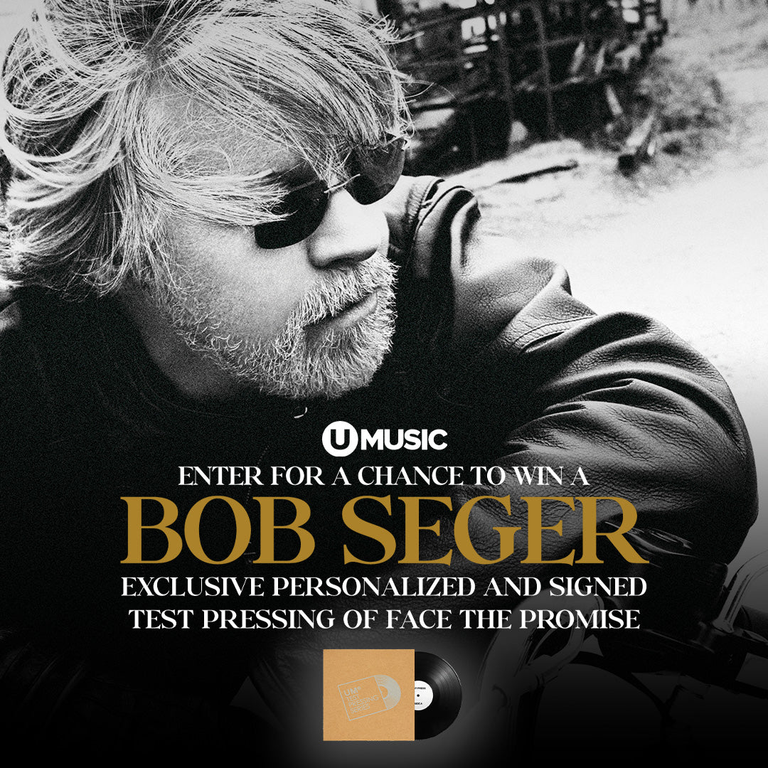 Enter for a chance to win Bob Seger's exclusive & signed test pressing of  'Face The Promise'