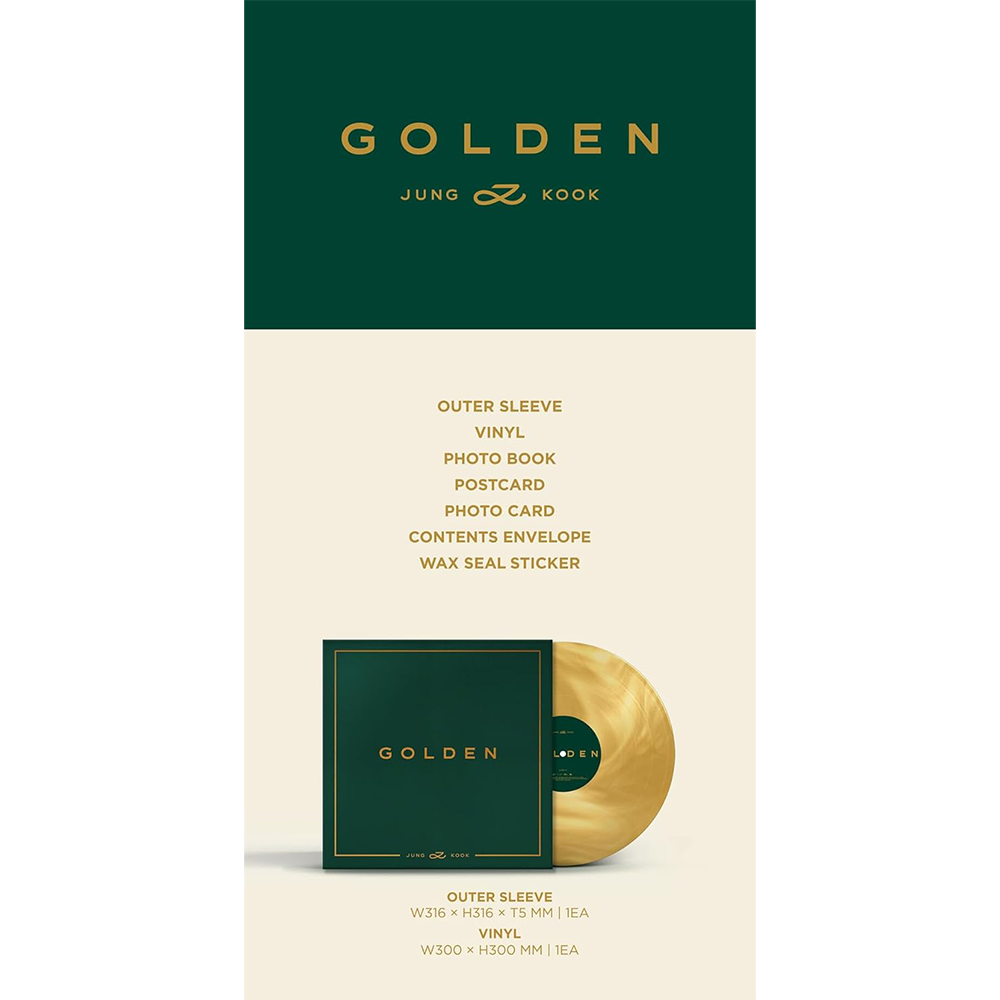 JUNGKOOK GOLDEN 1st Album LP Vinyl Version - uMusic Shop Canada JUNGKOOK GOLDEN 1st Album LP Vinyl Version - uMusic Shop Canada