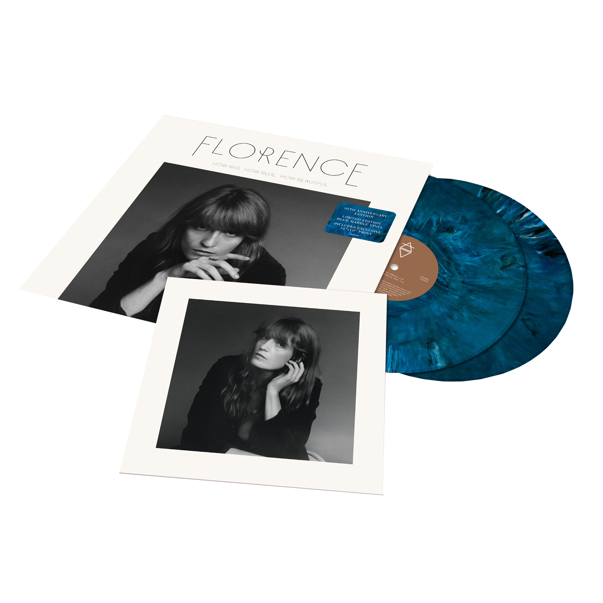 How Big, How Blue, How Beautiful 10th Anniversary Edition Vinyl 2LP + 10" x 10" Print