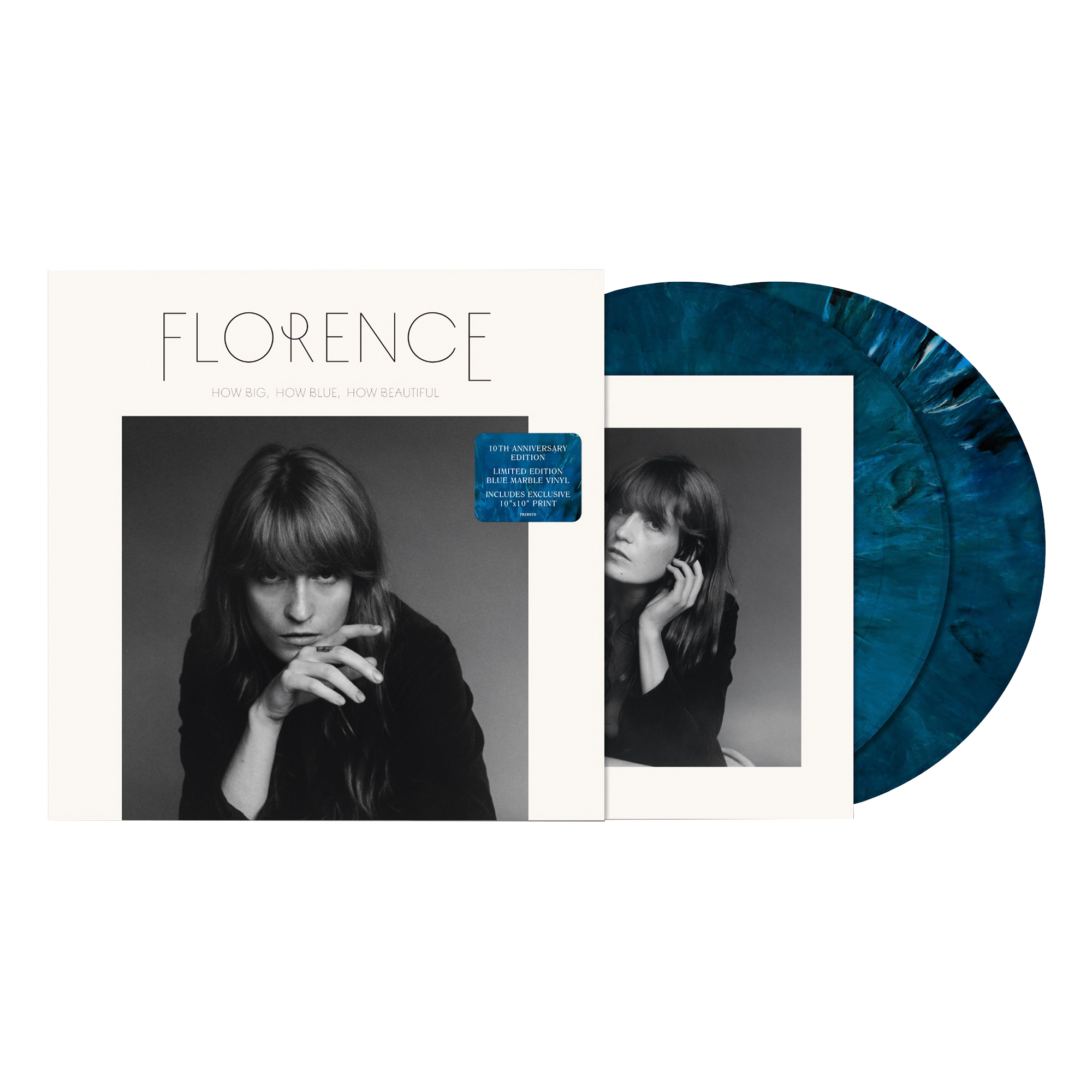 How Big, How Blue, How Beautiful 10th Anniversary Edition Vinyl 2LP + 10" x 10" Print