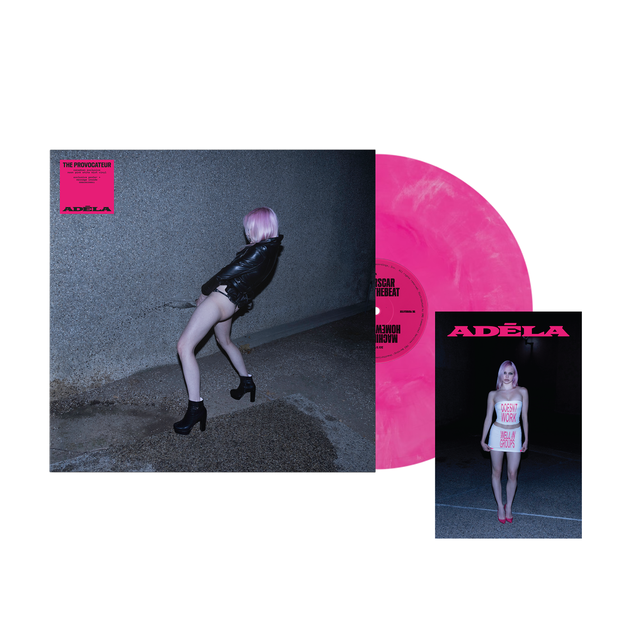 The Provocateur Neon Pink Vinyl (Canadian Exclusive) + Signed Poster