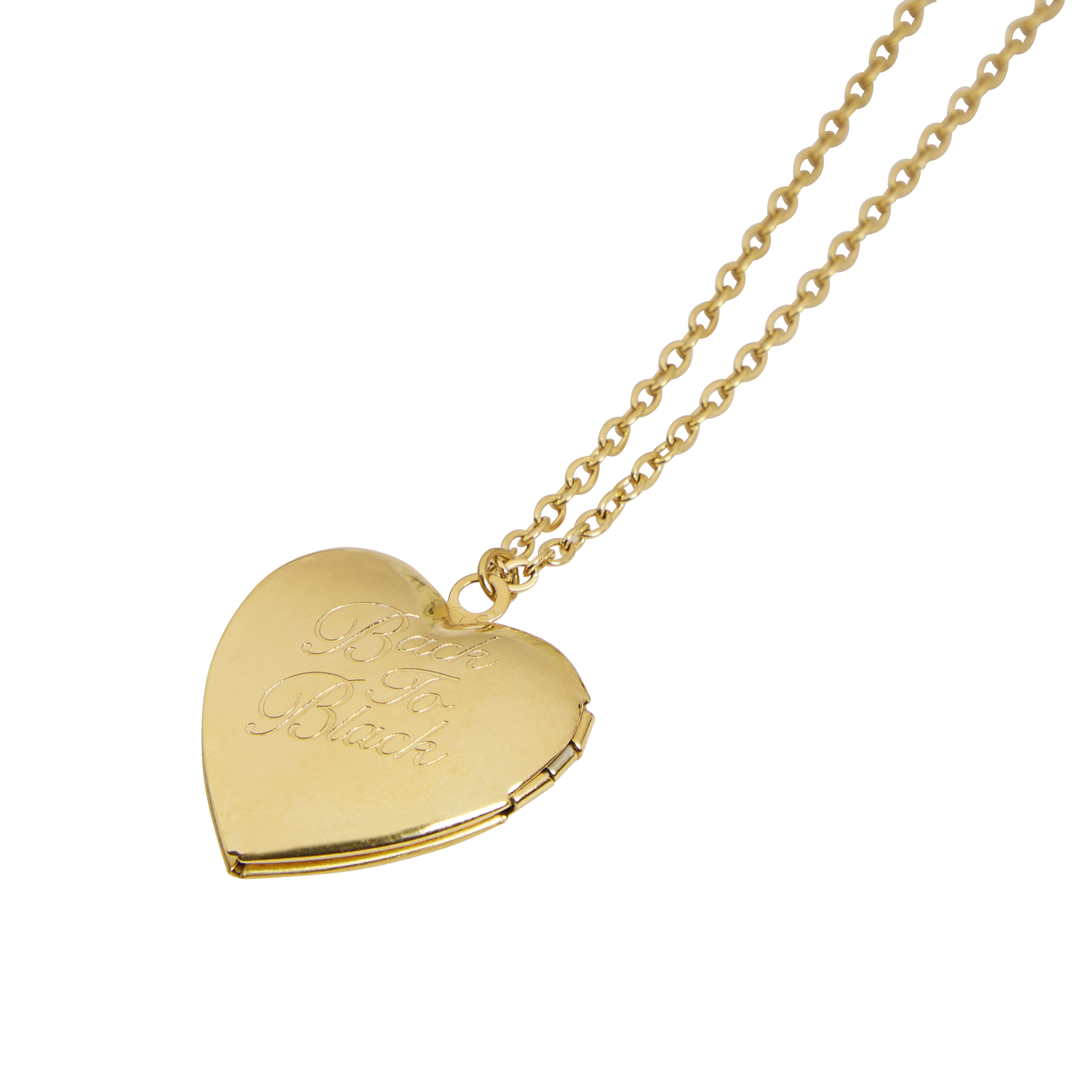 Back To Black Pendant Necklace