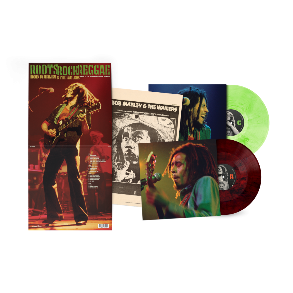 Roots, Rock, Reggae: Live (2LP Molten Lava Red and Peridot Swirl Green Vinyl)