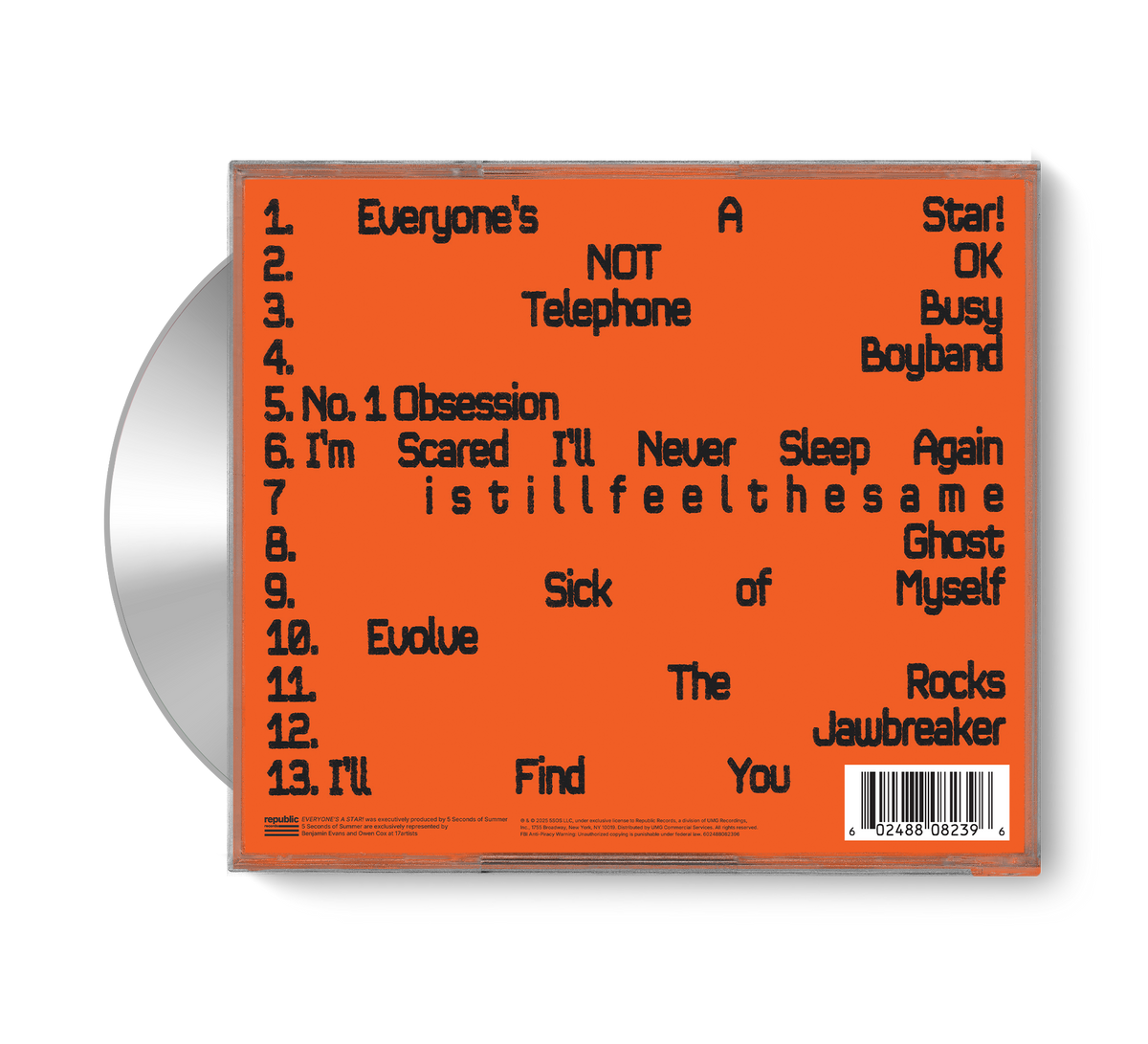 EVERYONE'S A STAR! (Calum Deluxe) Store Exclusive CD - uMusic Shop Canada