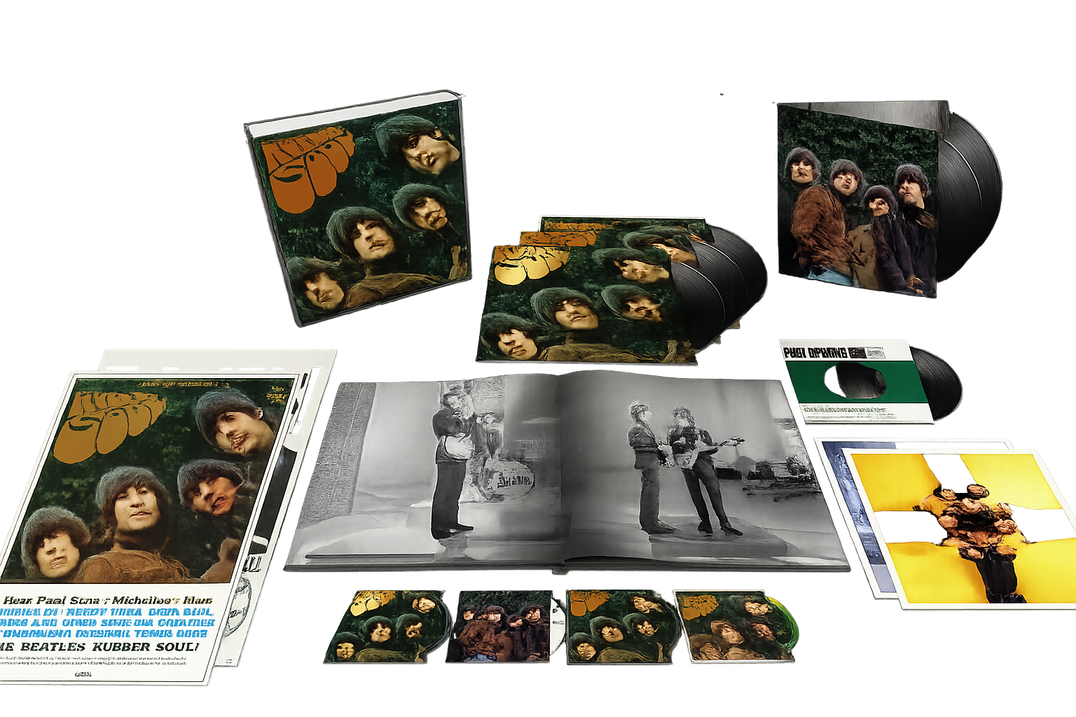 Rubber Soul - Special Edition Super Deluxe: 5LP + 7" Single Box Set + Posters + Art Cards