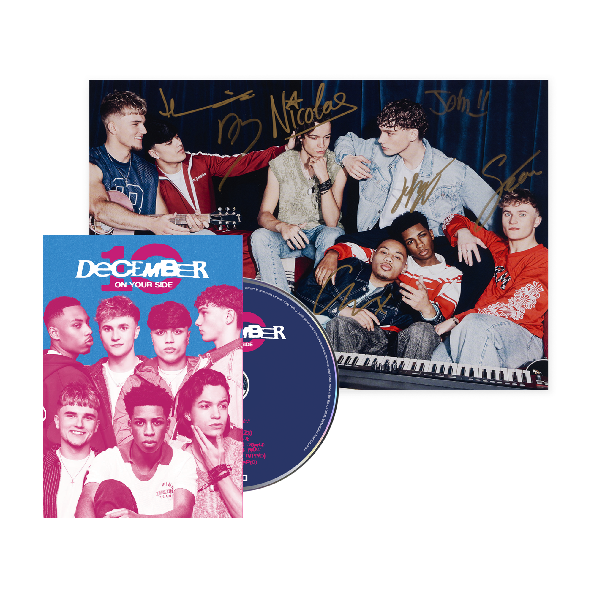On Your Side Tenners Mini Magazine CD With Signed Poster
