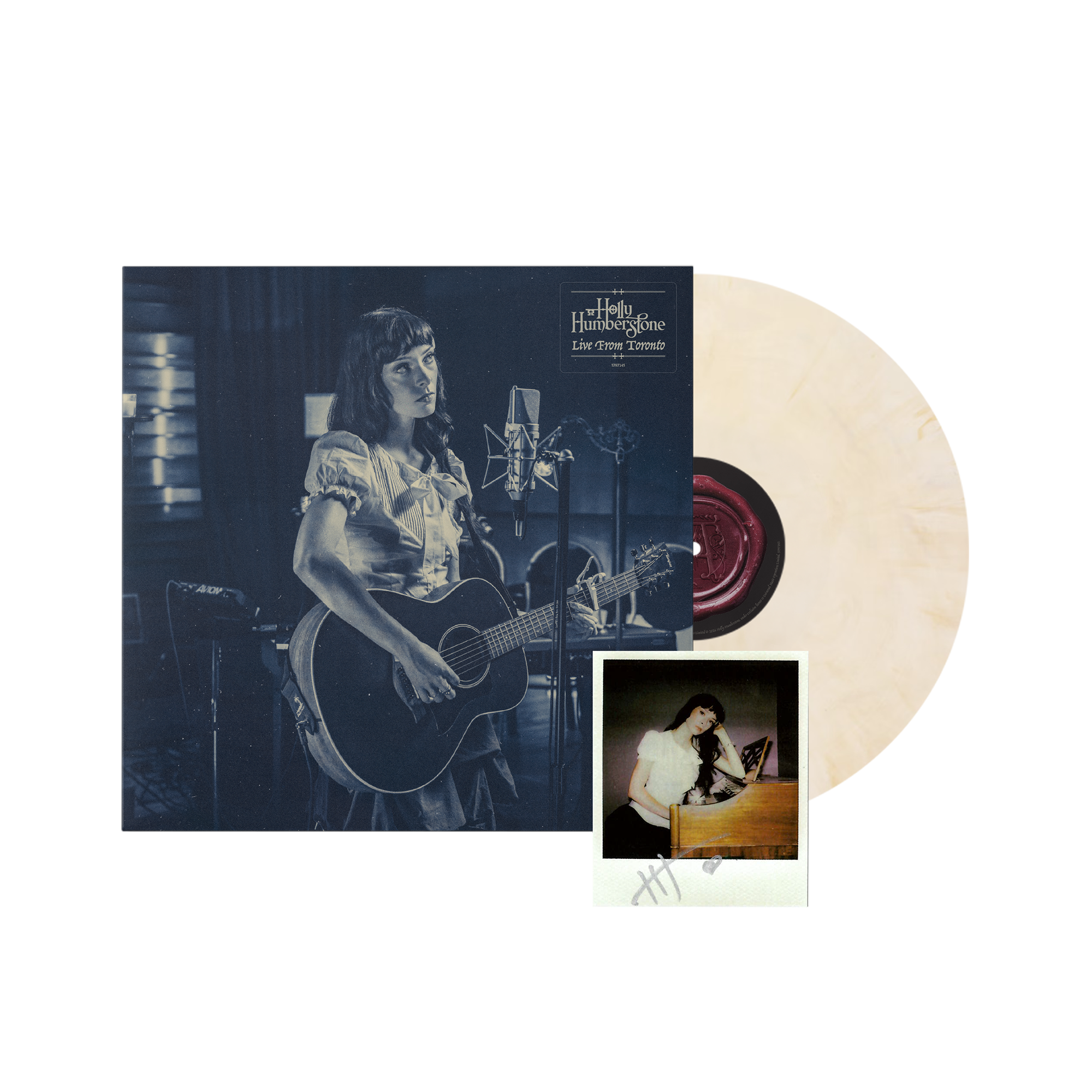 Live From Toronto (Canadian Exclusive) Cream 7" + Signed Polaroid