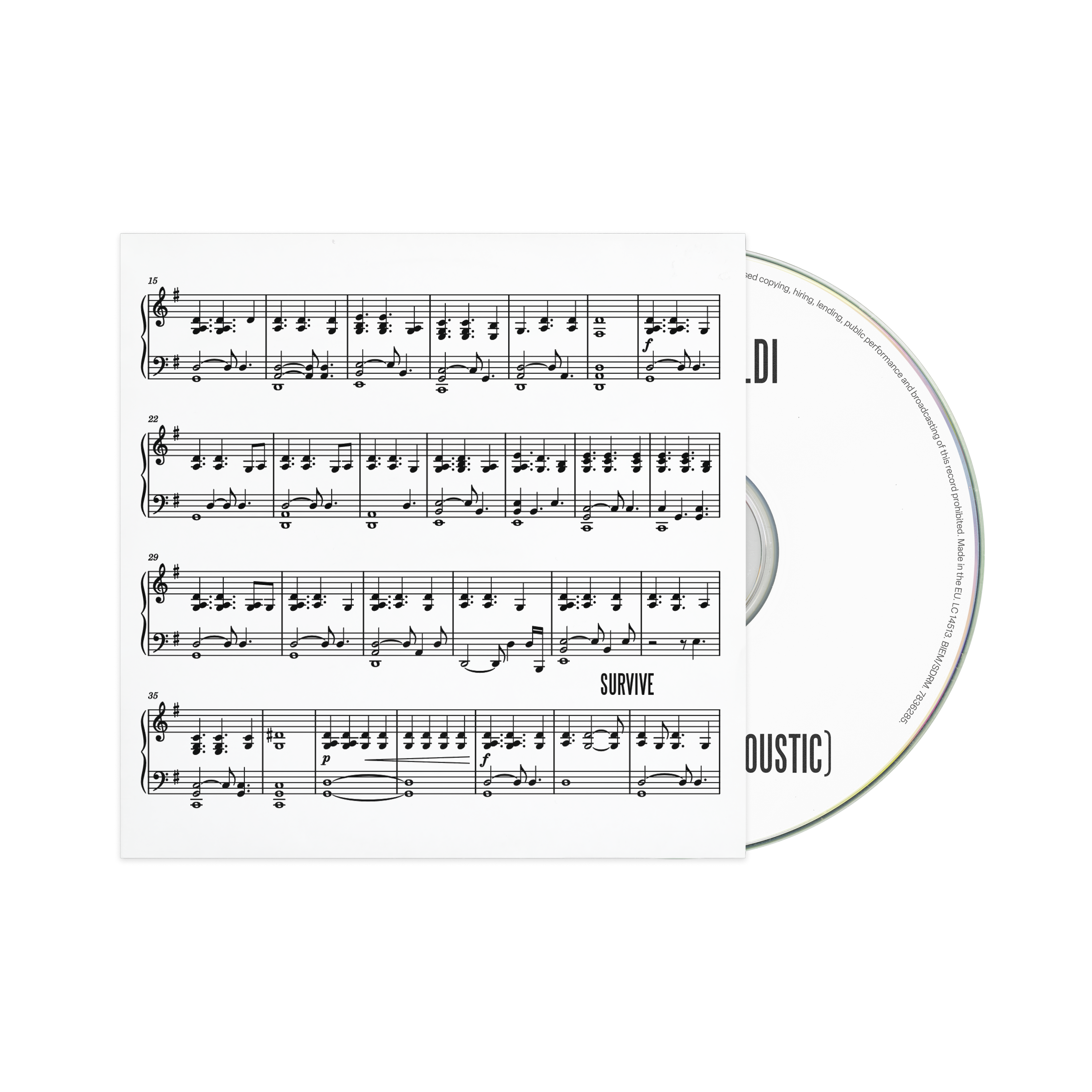 Survive (Piano CD)