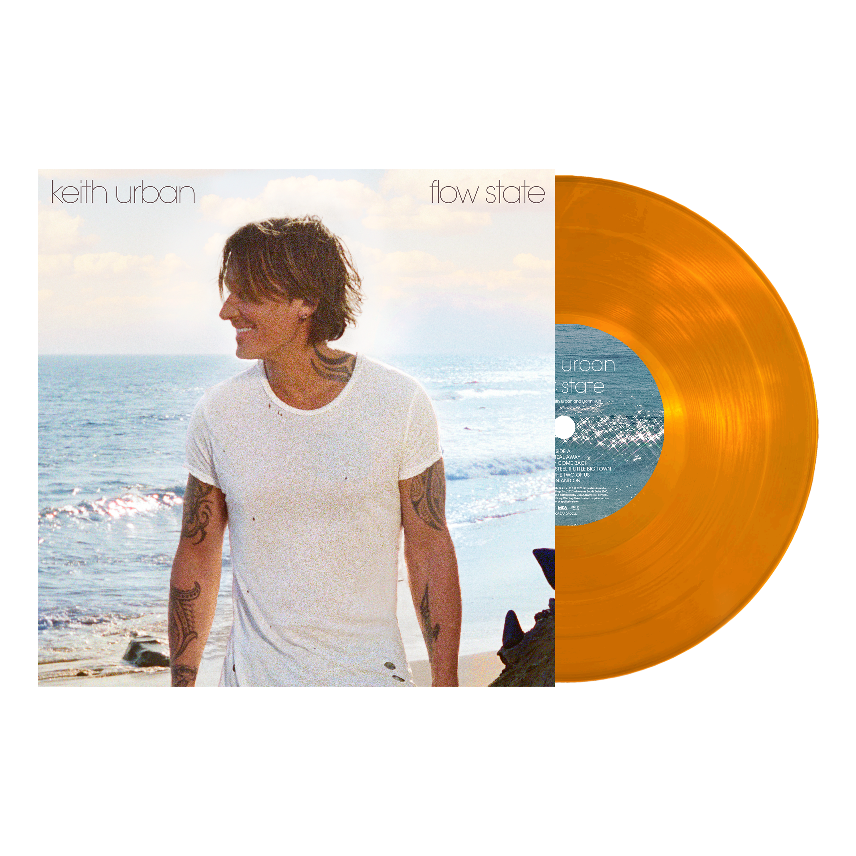 Flow State Vinyl - Transparent Orange (Signed)