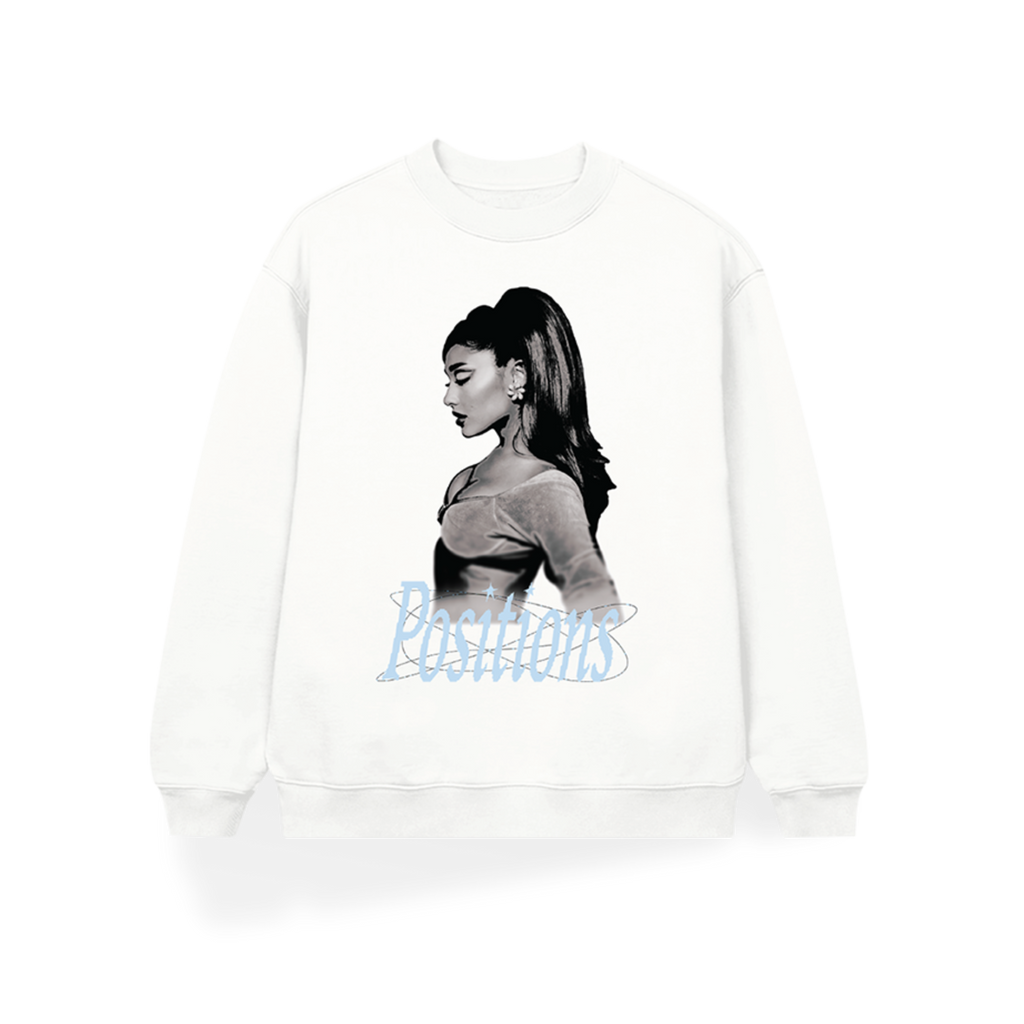 positions rewind white crewneck