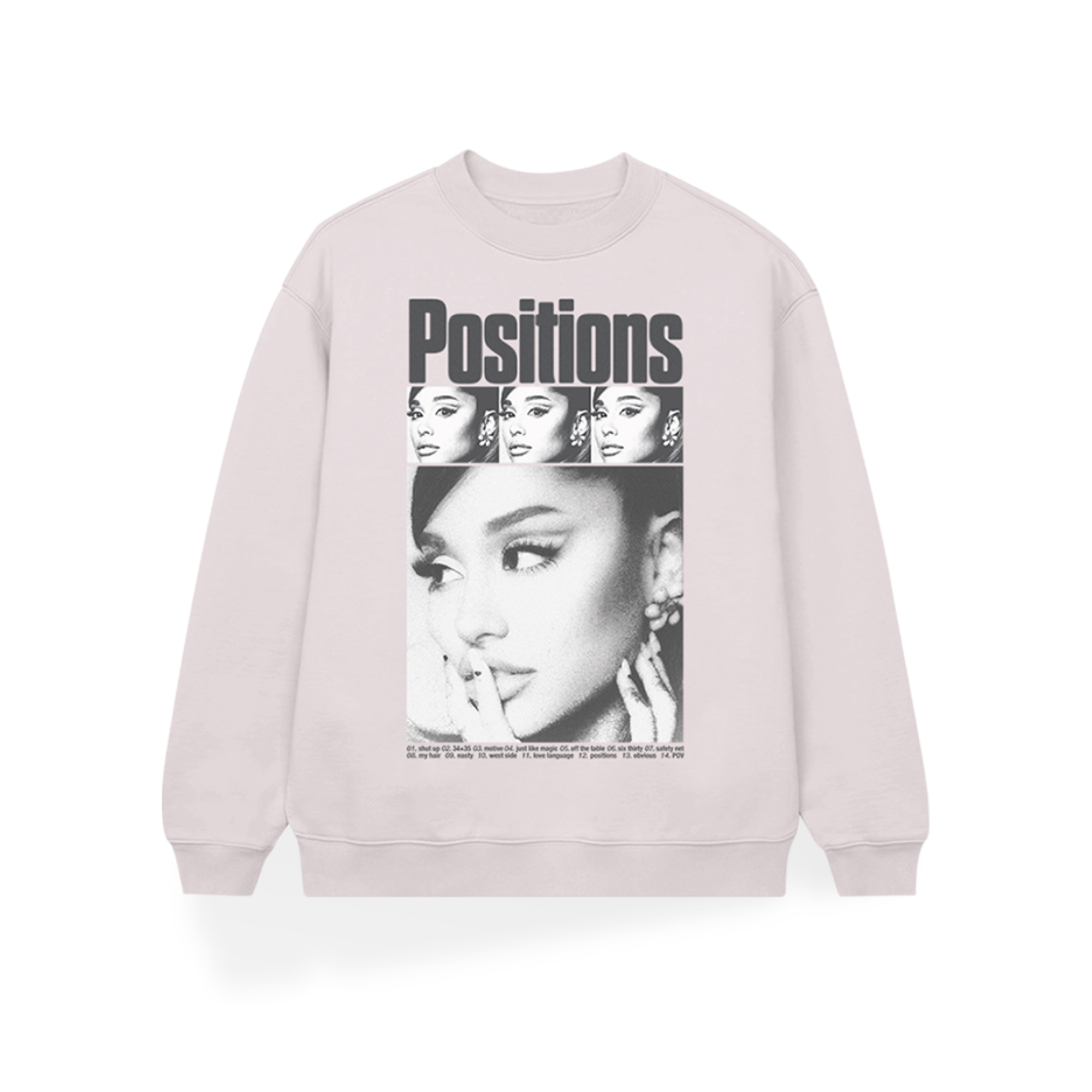 positions rewind pink crewneck UMUSIC Shop Canada
