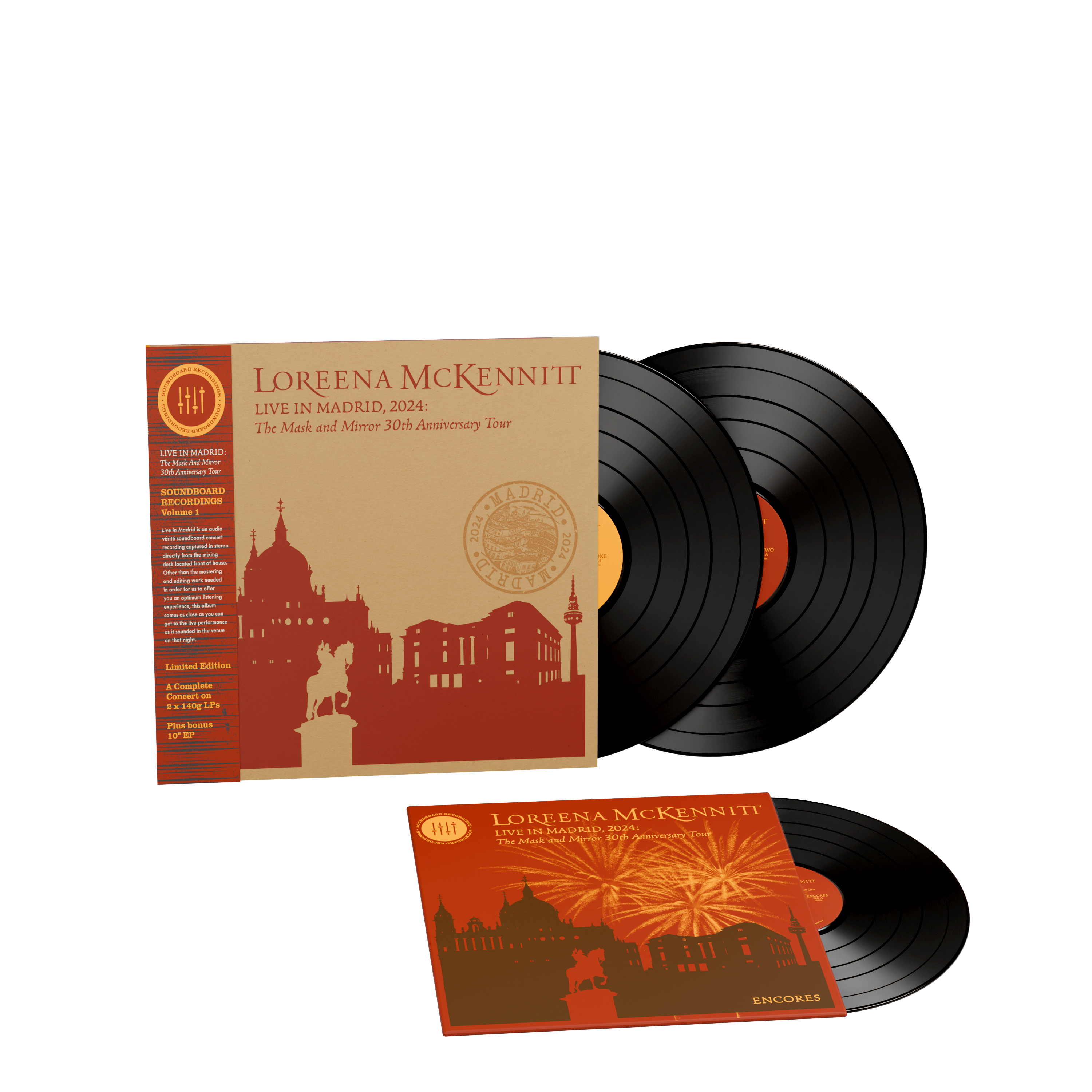 Live In Madrid 2024: The Mask And The Mirror 30th Anniversary Tour (2LP + 10")