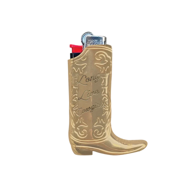 'Long Live Cowgirls' Golden Boot Lighter Cover