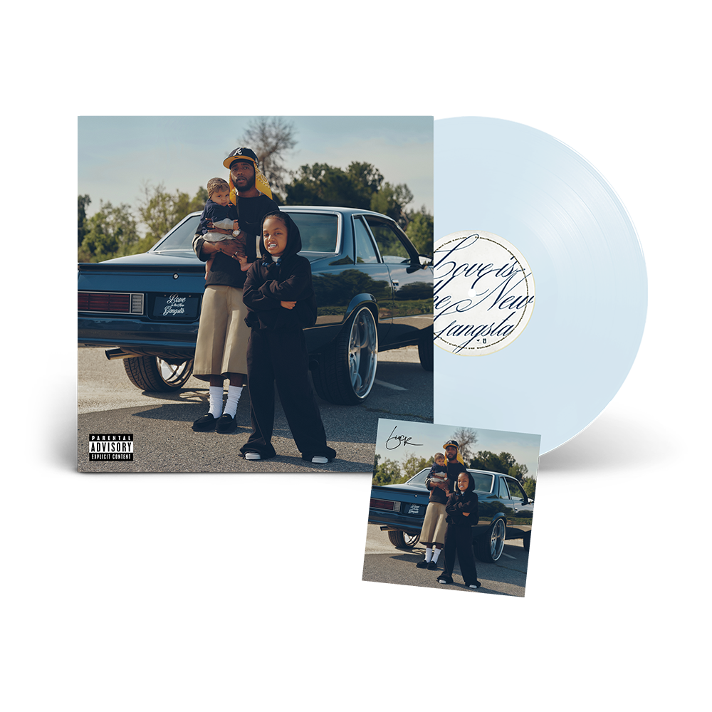 "Love is the New Gangsta" Moonlight Clear Vinyl + Signed Art Card