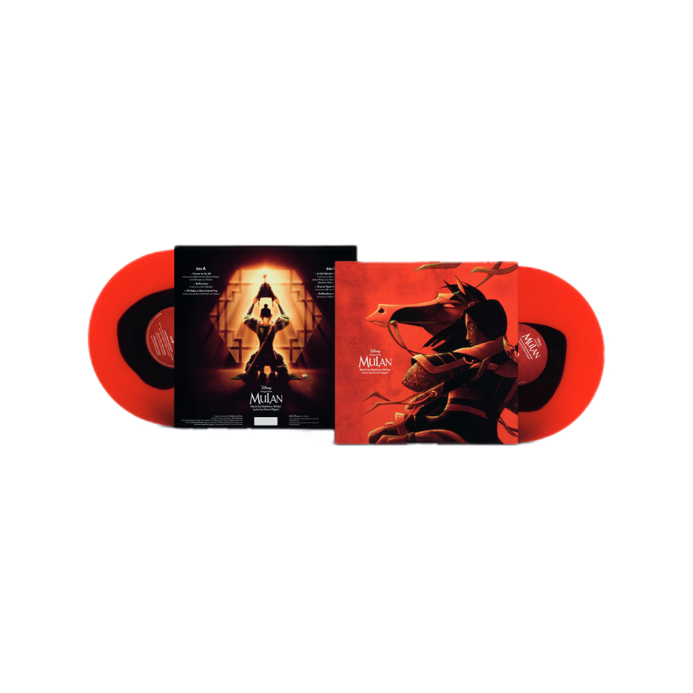 Songs From Mulan: Limited Ruby Red and Obsidian Colour Vinyl LP