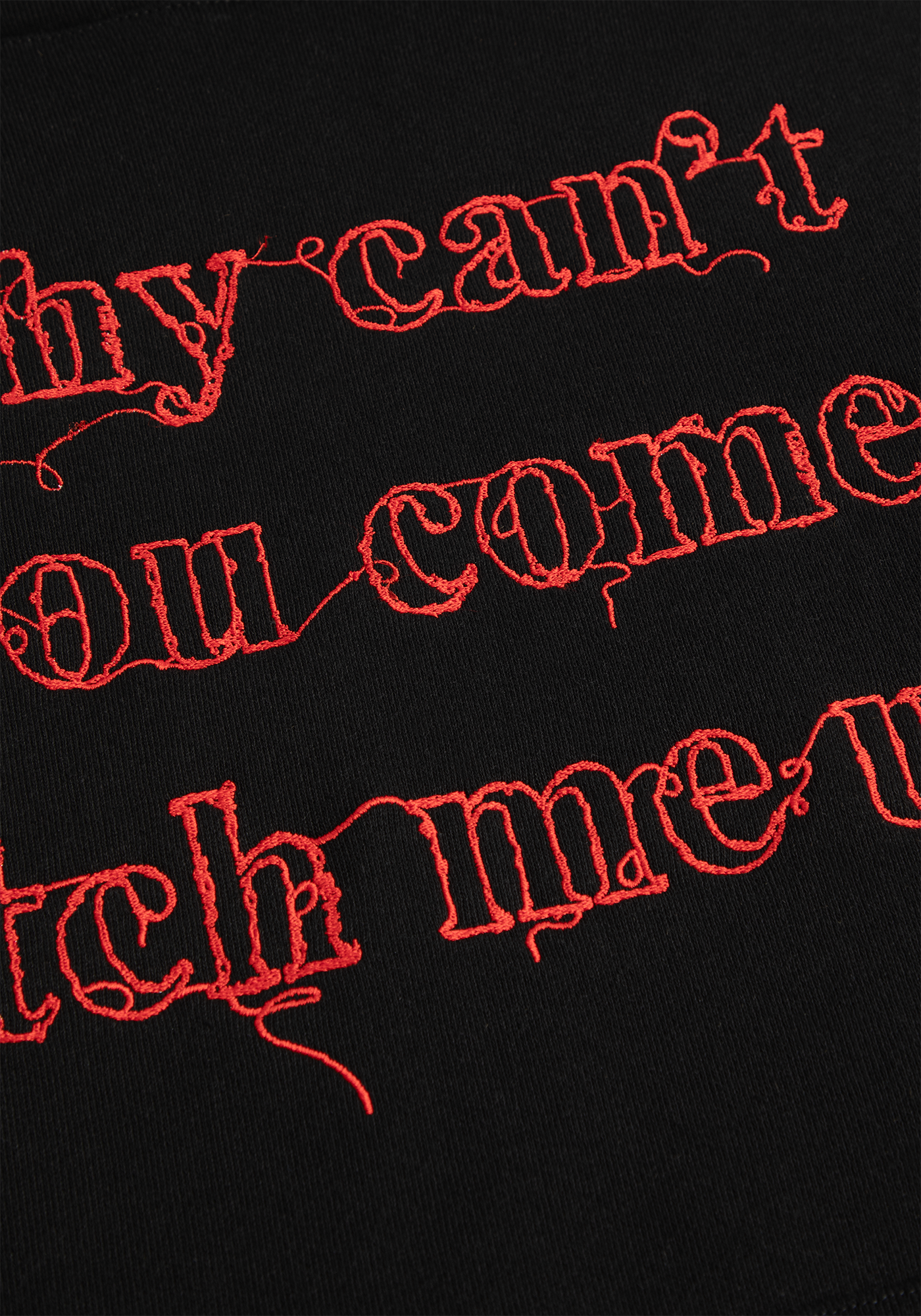 stitch me up embroidered hoodie