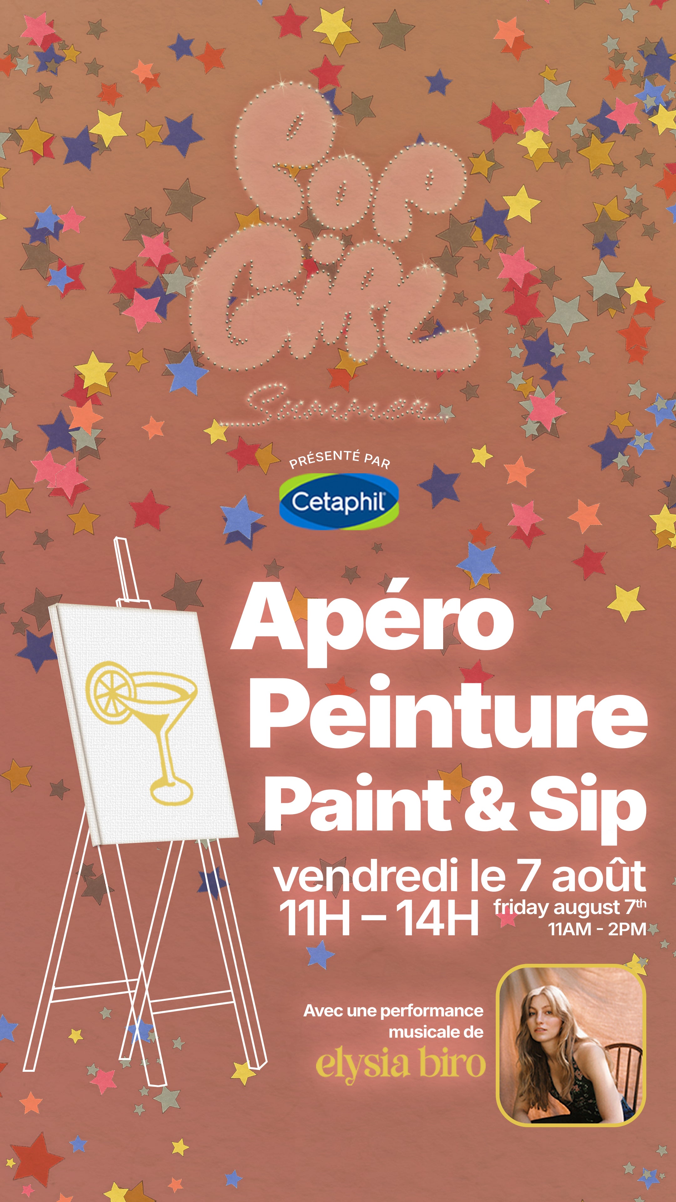 Pop Girl Summer x Cetaphil Presents Apéro Peinture / Paint & Sip