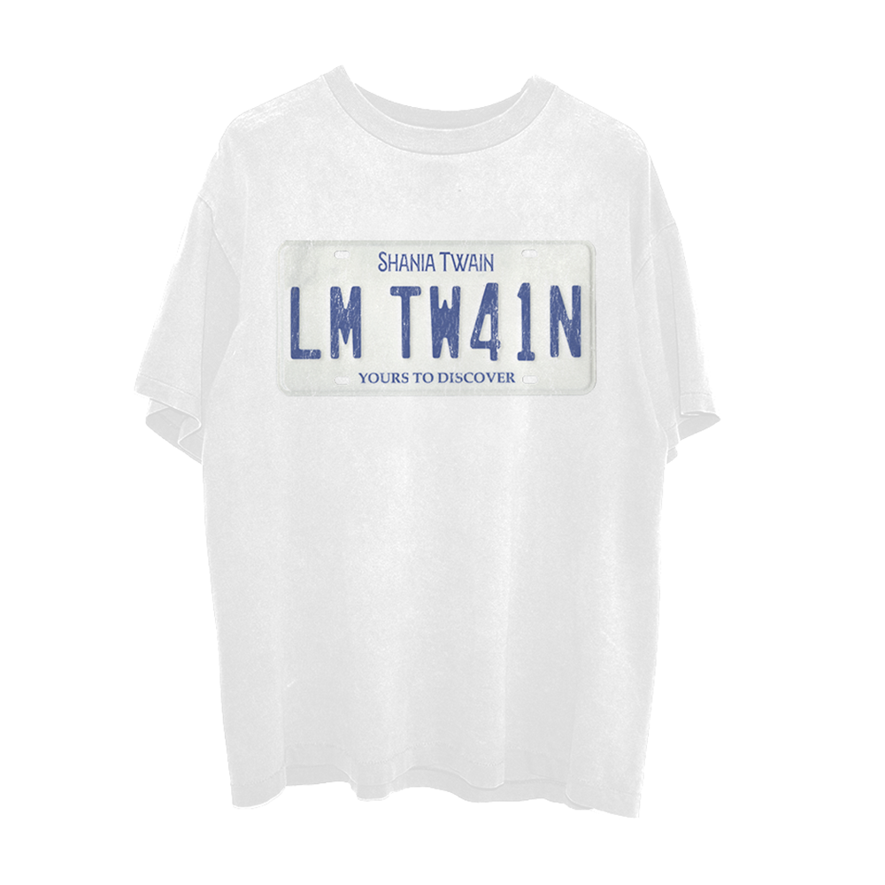 Little Miss Twain License Plate T-Shirt