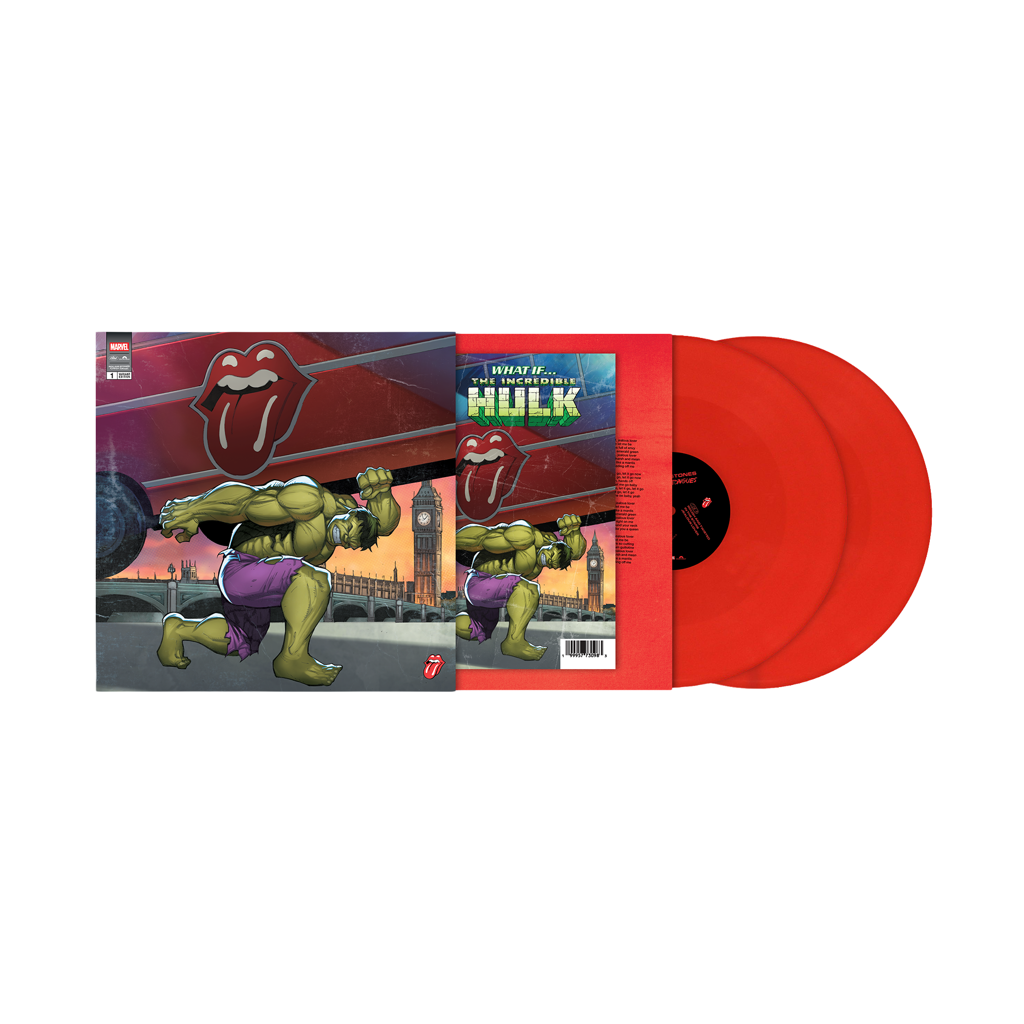 Foreign Tongues Limited Edition Marvel Vinyl + Comic Book / HULK