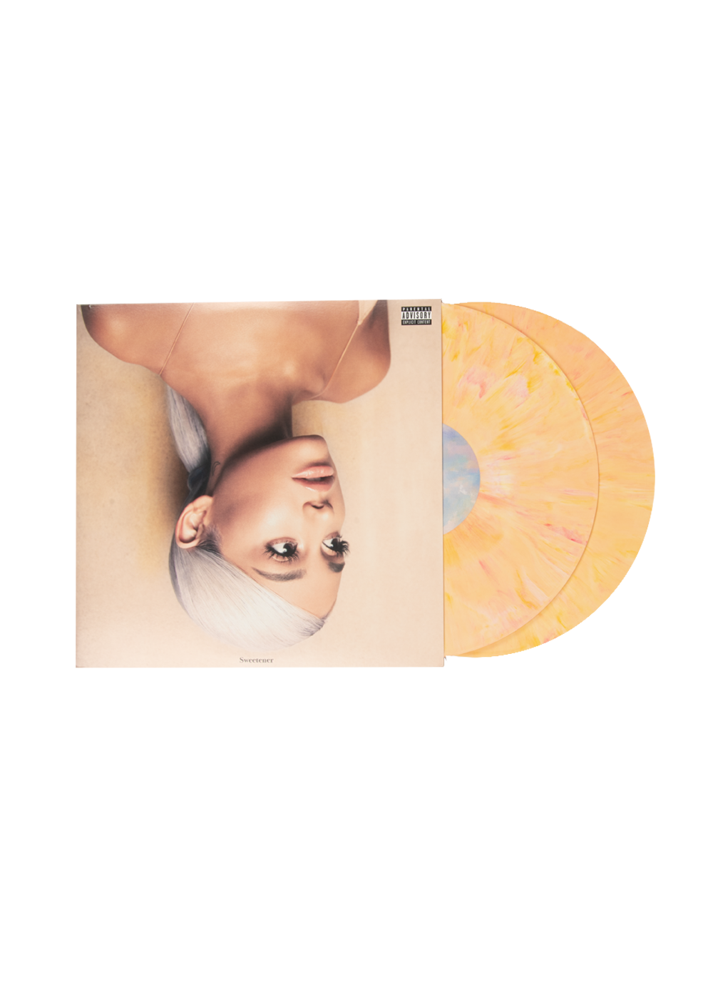 sweetener 2lp (peach colored opaque)