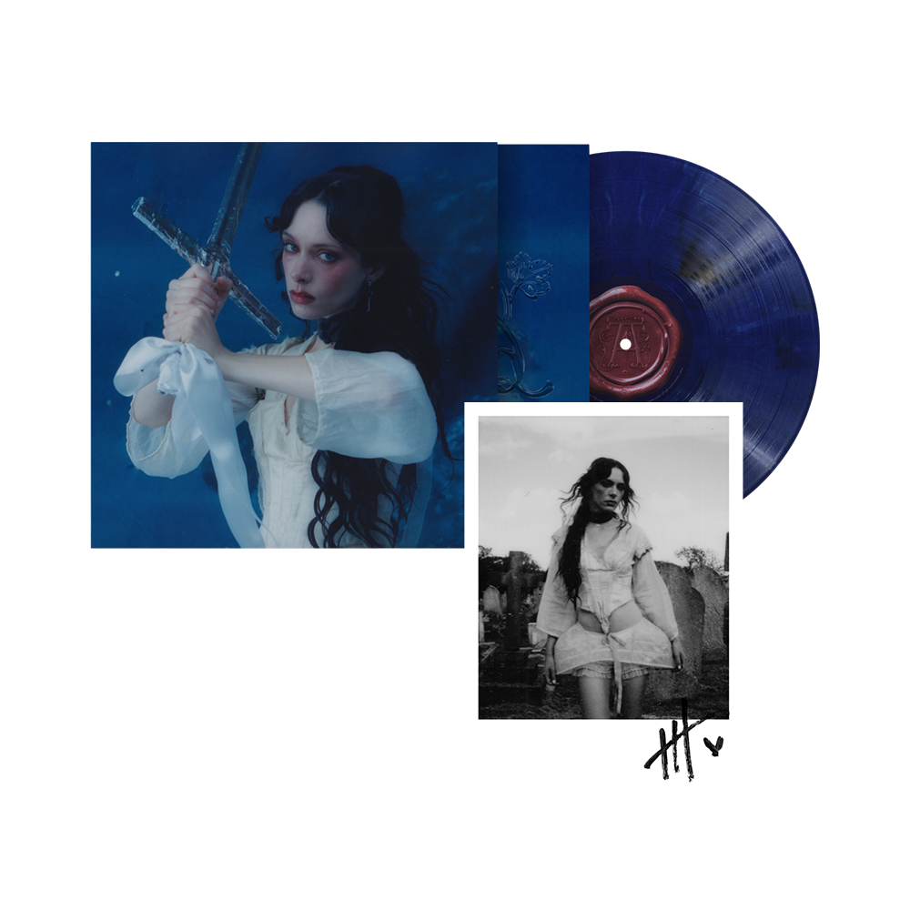 Cruel World Alt Art Blue Vinyl + Signed Artcard