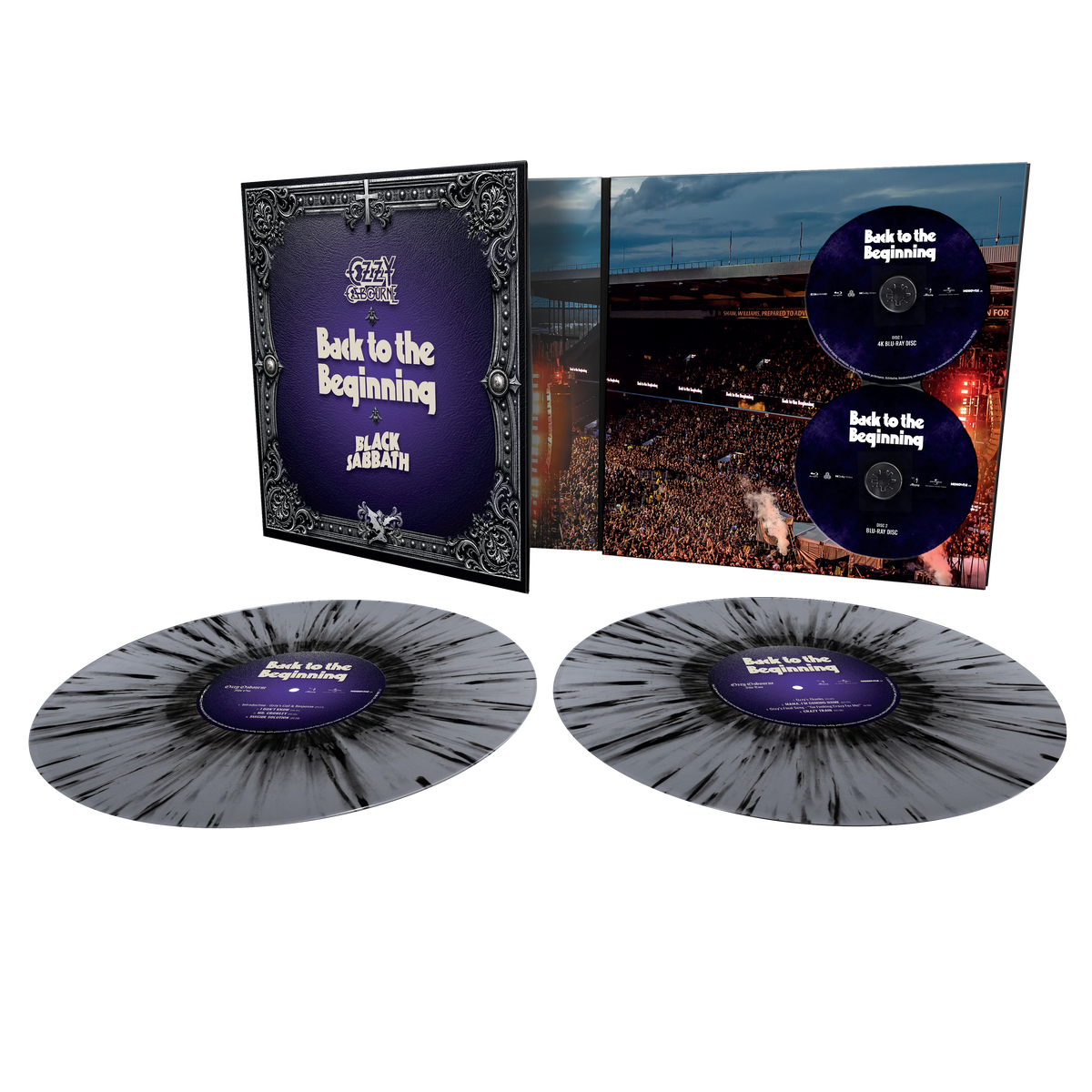 Back To The Beginning 2LP/2BR ALT-COLOUR silver/black