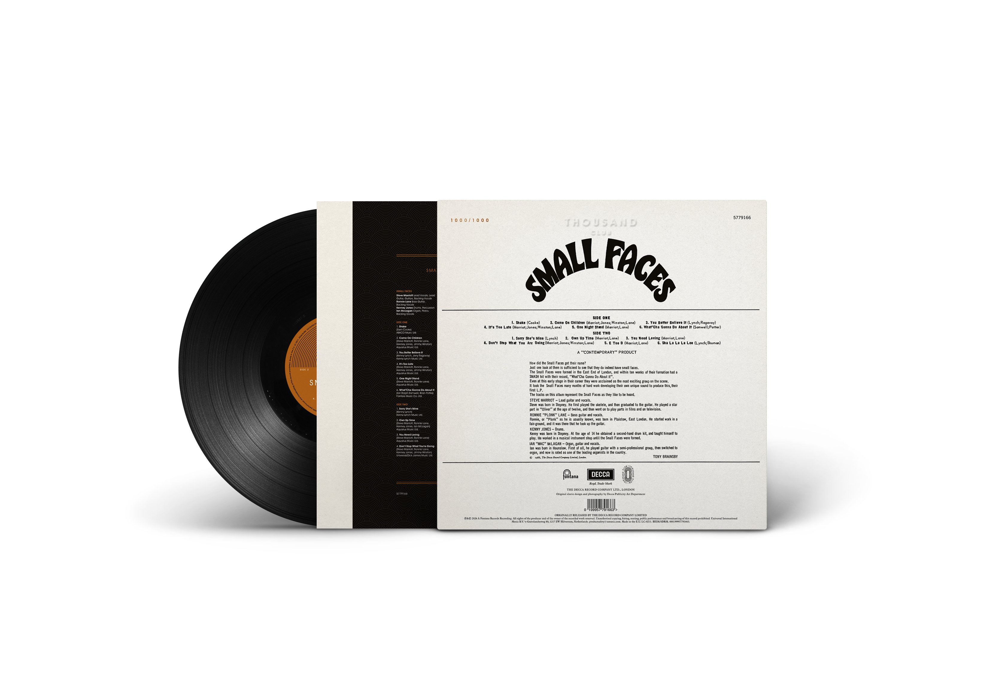 Small Faces (LP Analogue/Foil Numbered 1-1000) (Includes A Signed Print by Kenny Jones)